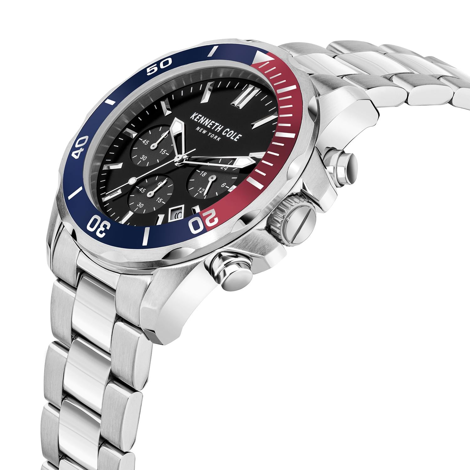 RELOJ KENNETH COLE HOMBRE PLATEADO - 3