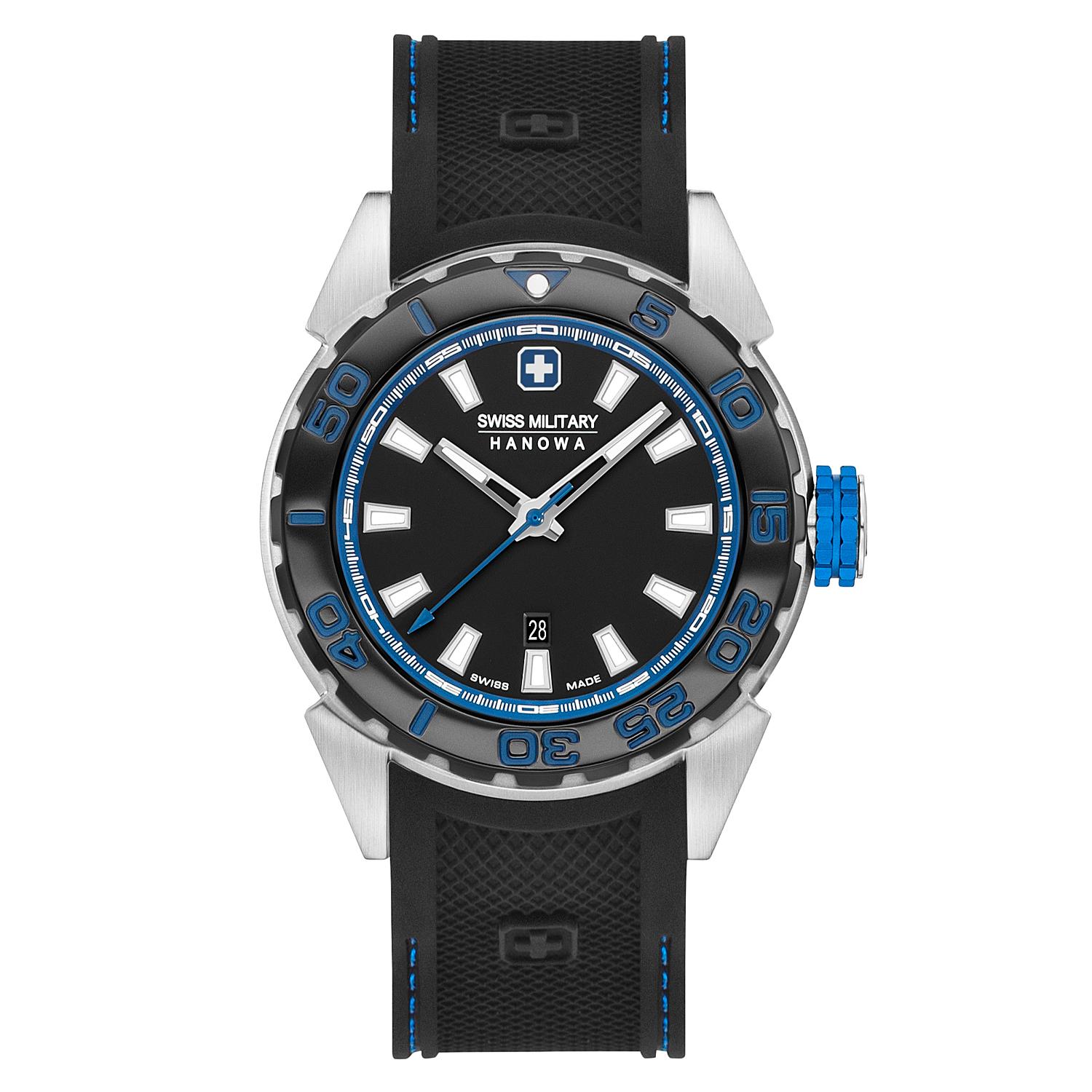 RELOJ DE PULSERA SWISS MILITARY 06-4323.04.007.23 NEGRO - 1