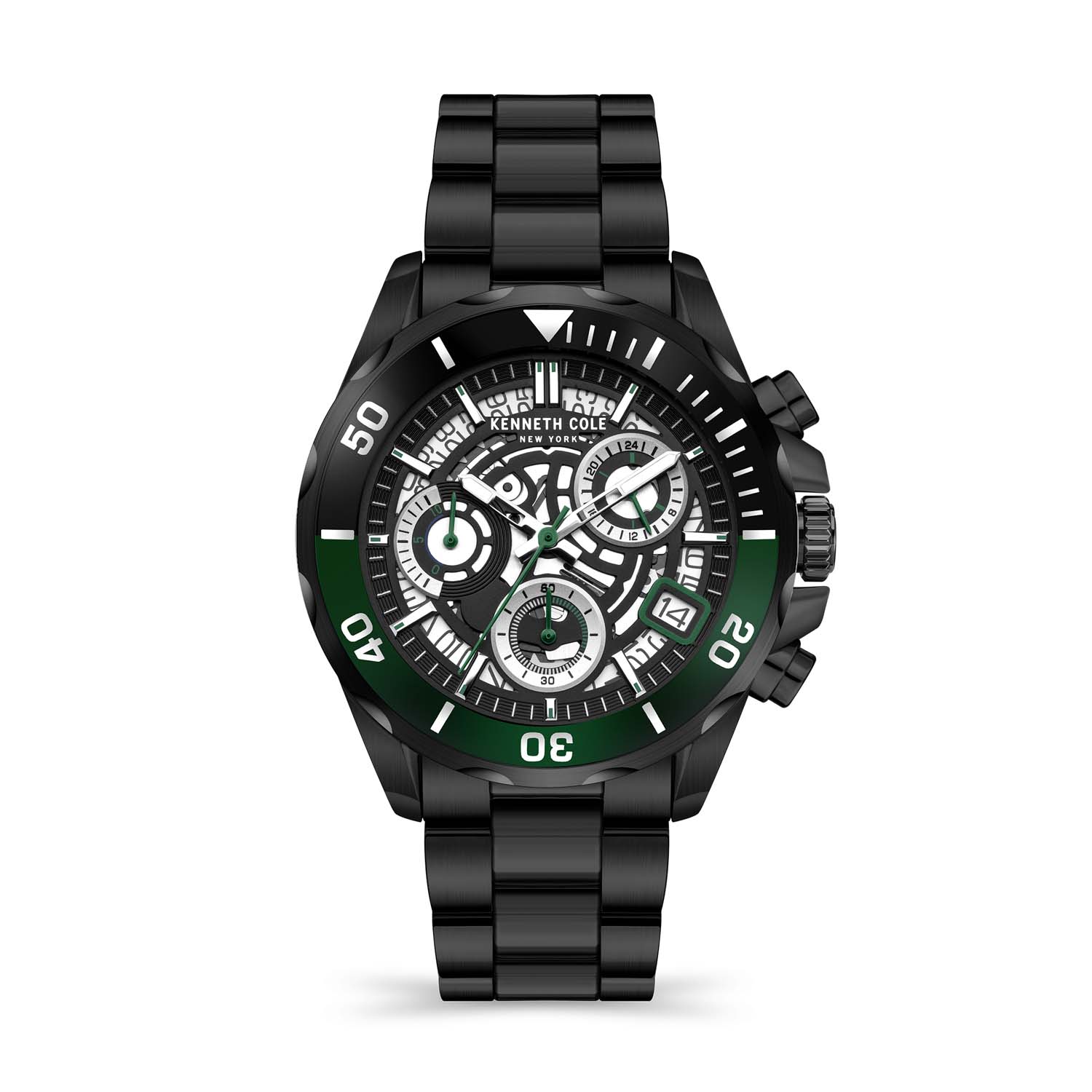 RELOJ KENNETH COLE NEW YORK KCWGO2125402 PLOMO HOMBRE