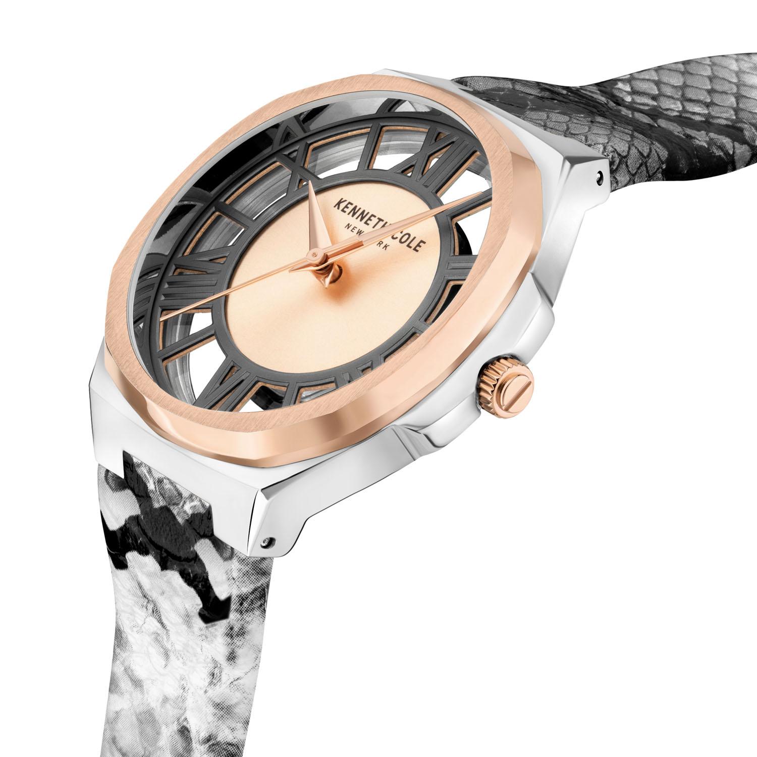 RELOJ KENNETH COLE NEW YORK KCWLA2126402 GRIS MUJER - 3