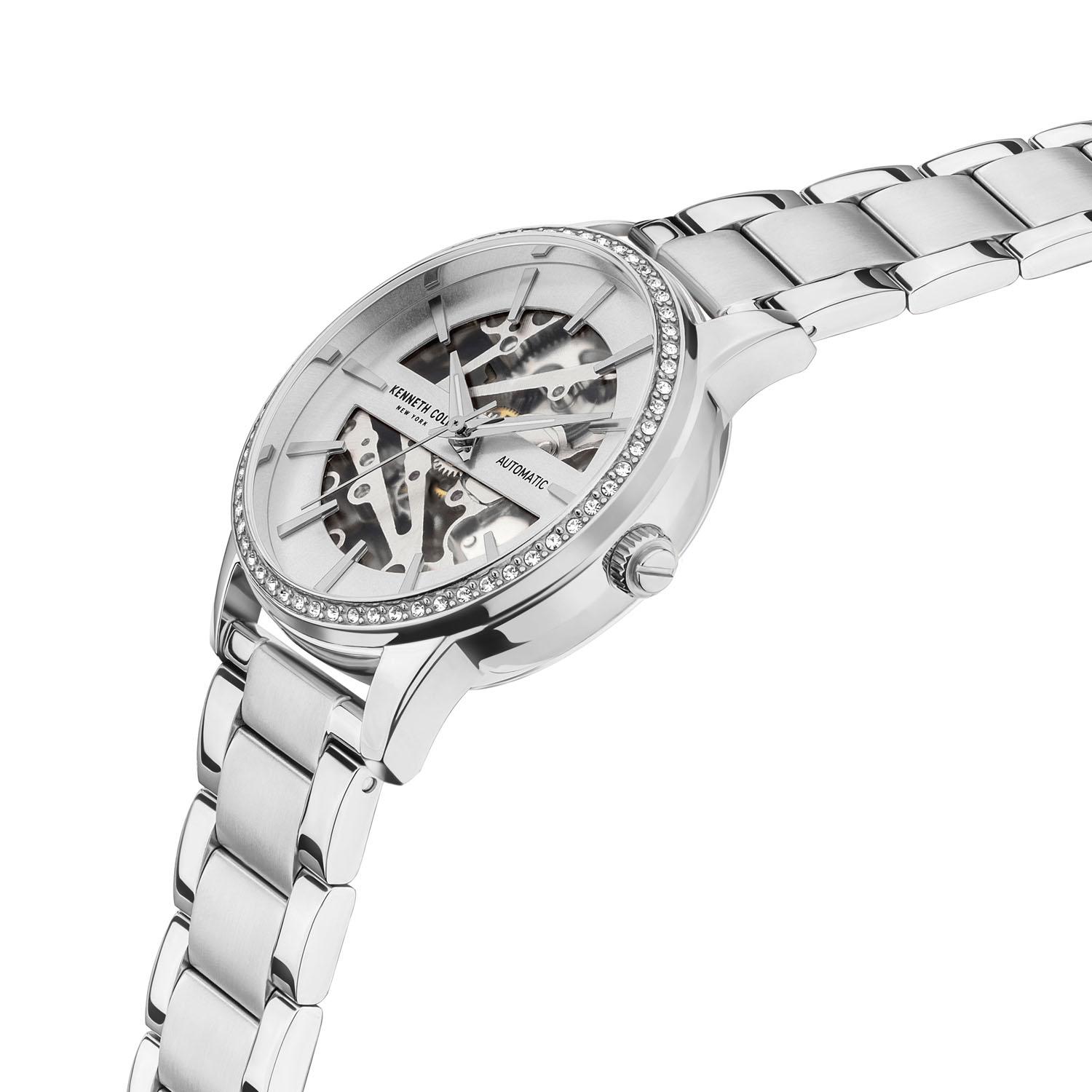 RELOJ KENNETH COLE NEW YORK KCWLL2123803 PLATEADO MUJER - 3