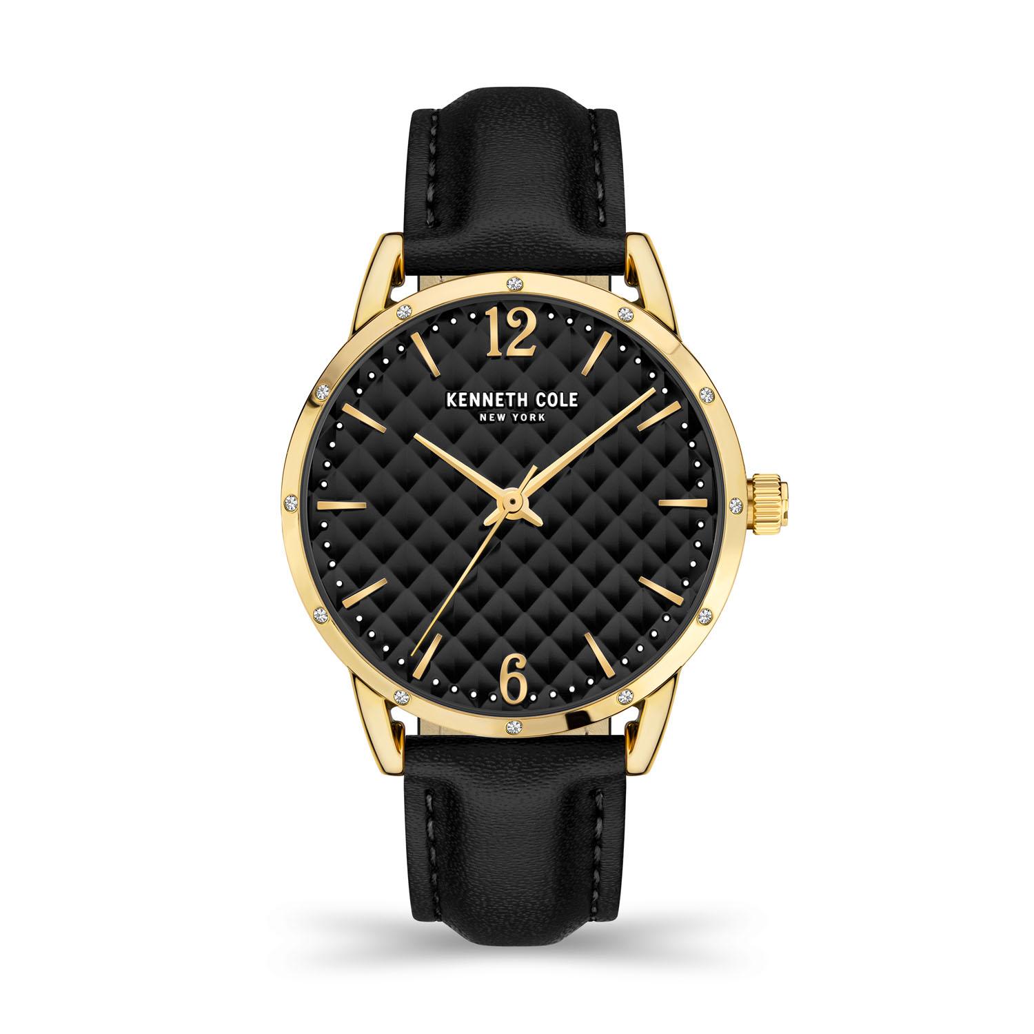 RELOJ KENNETH COLE NEW YORK KCWLA2176403 NEGRO MUJER - 1