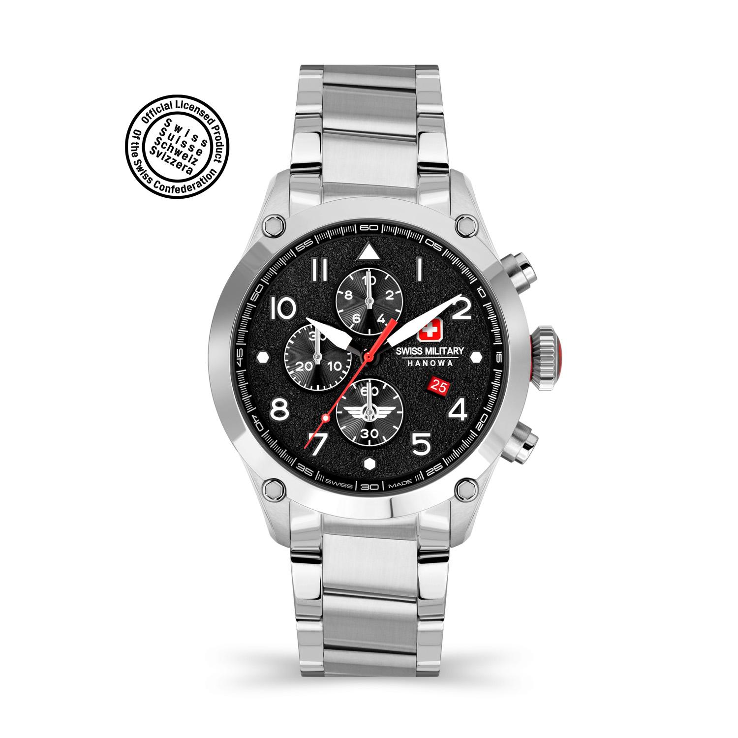 RELOJ DE PULSERA SWISS MILITARY SMWGI2101501 PLATEADO HOMBRE - 1