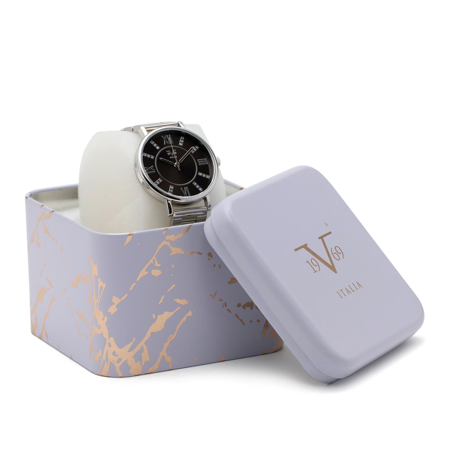 RELOJ 19V69 ITALIA V1969-249-2 PLATEADO MUJER - 4