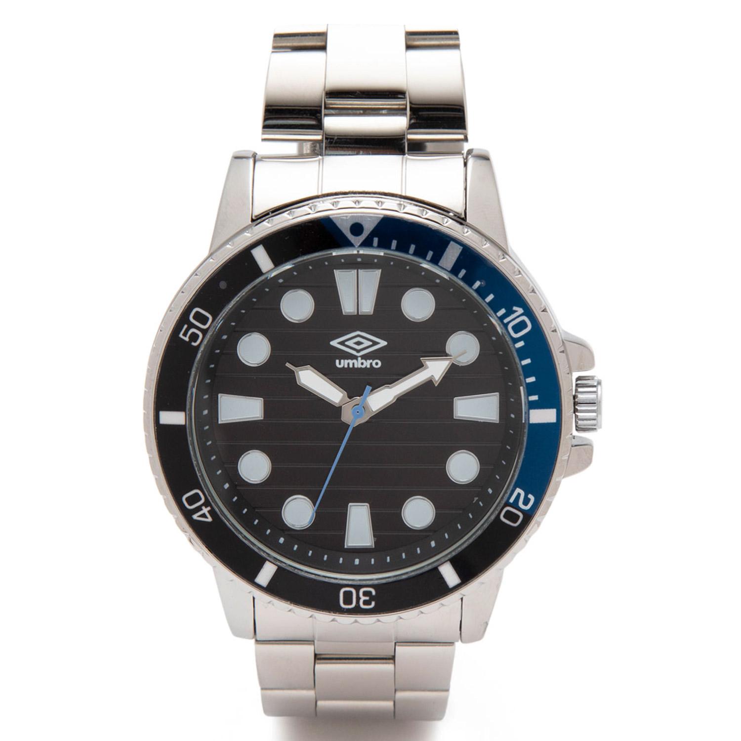 RELOJ UMBRO PLUS UMBP-4100-3 PLATEADO HOMBRE