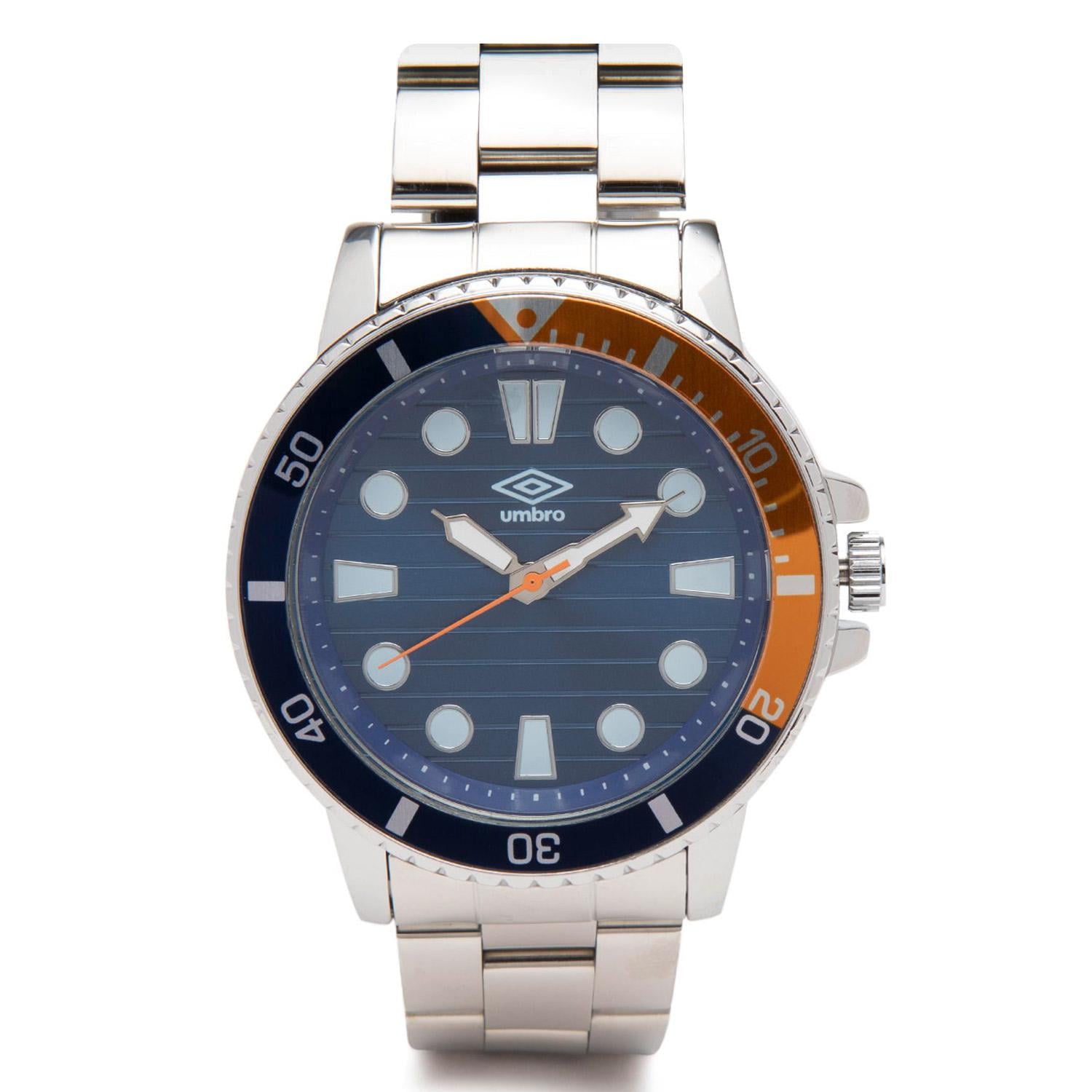 RELOJ UMBRO PLUS UMBP-4100-5 PLATEADO HOMBRE - 1
