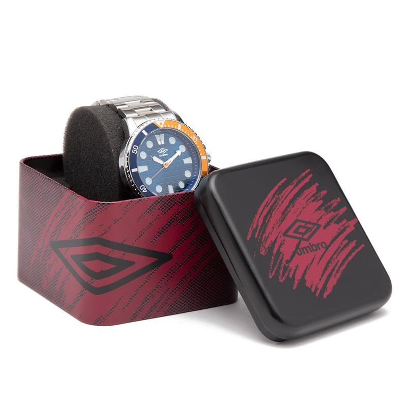 RELOJ UMBRO PLUS UMBP-4100-5 PLATEADO HOMBRE - 2