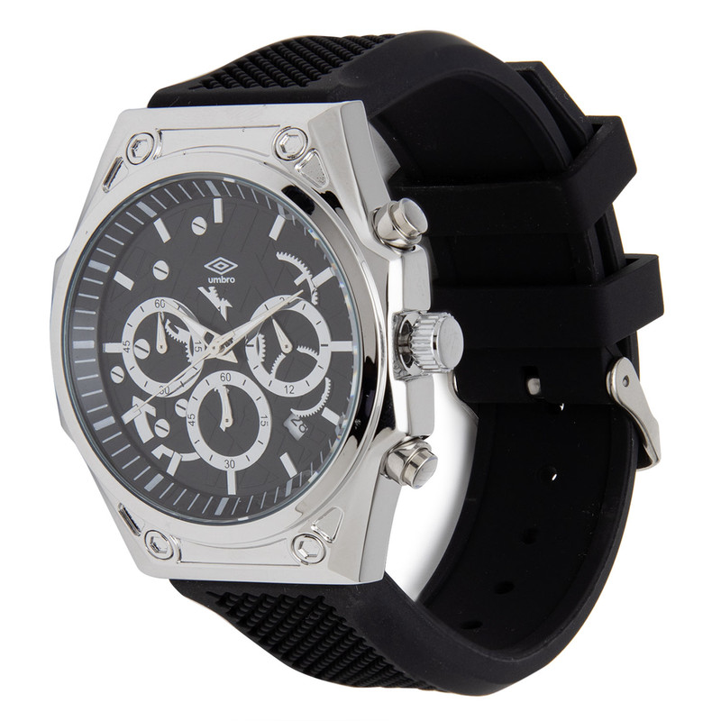 RELOJ UMBRO PLUS UMBP-5000-2 NEGRO HOMBRE - 3