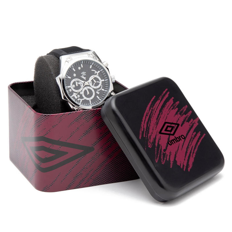 RELOJ UMBRO PLUS UMBP-5000-2 NEGRO HOMBRE - 4