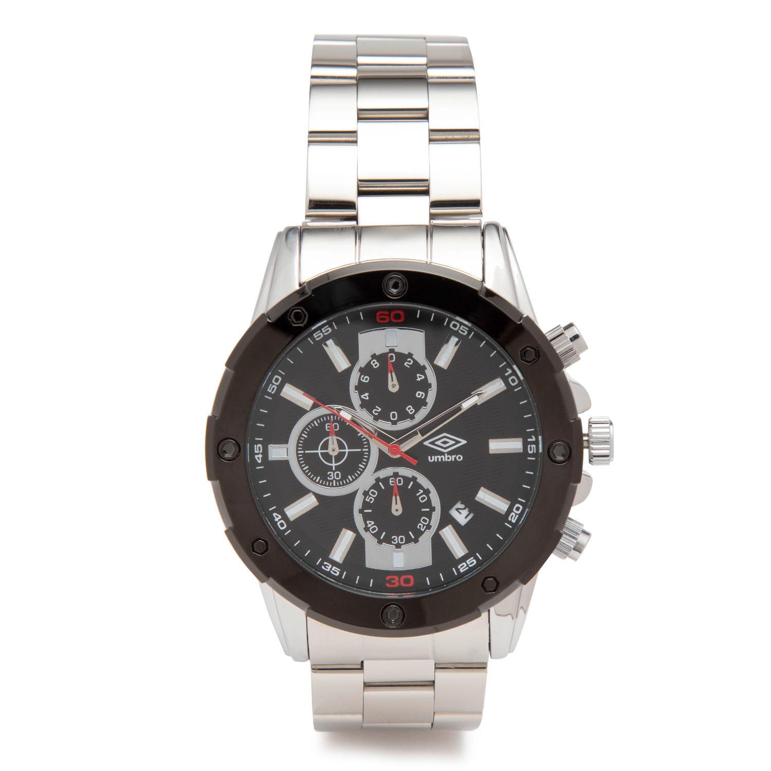RELOJ UMBRO PLUS UMBP-5200-3 PLATEADO HOMBRE - 1