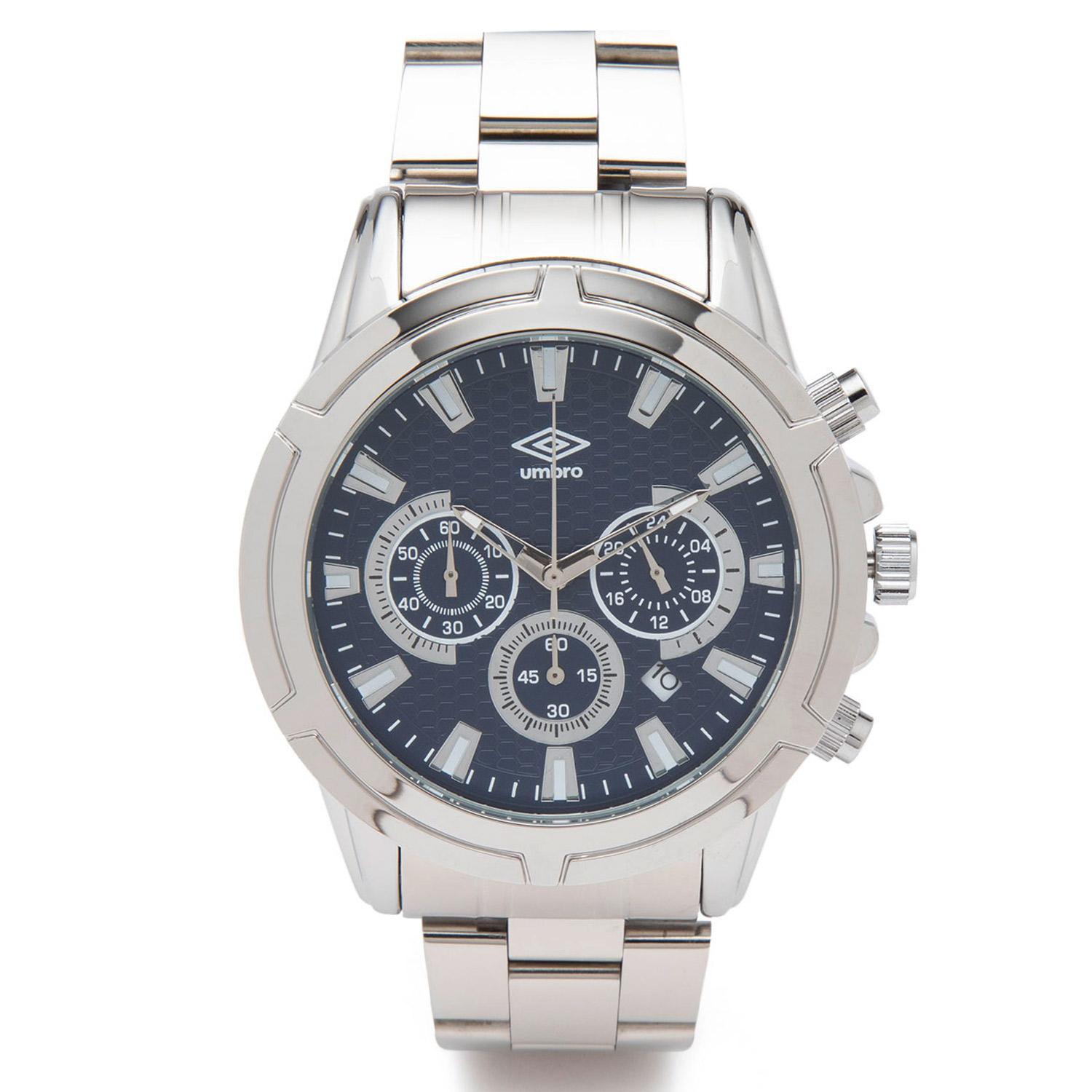 RELOJ UMBRO PLUS UMBP-5800-6 PLATEADO HOMBRE - 1