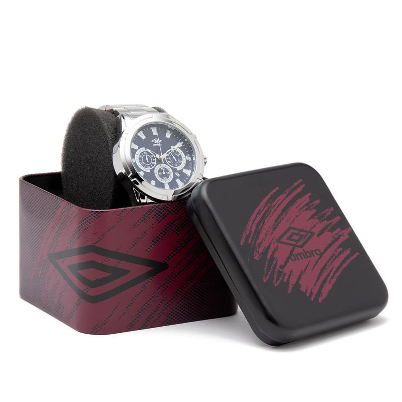 RELOJ UMBRO PLUS UMBP-5800-6 PLATEADO HOMBRE - 4