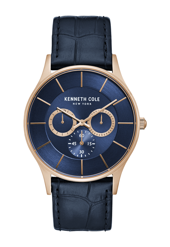 RELOJ KENNETH COLE NEW YORK KC51040025 AZUL HOMBRE - 1