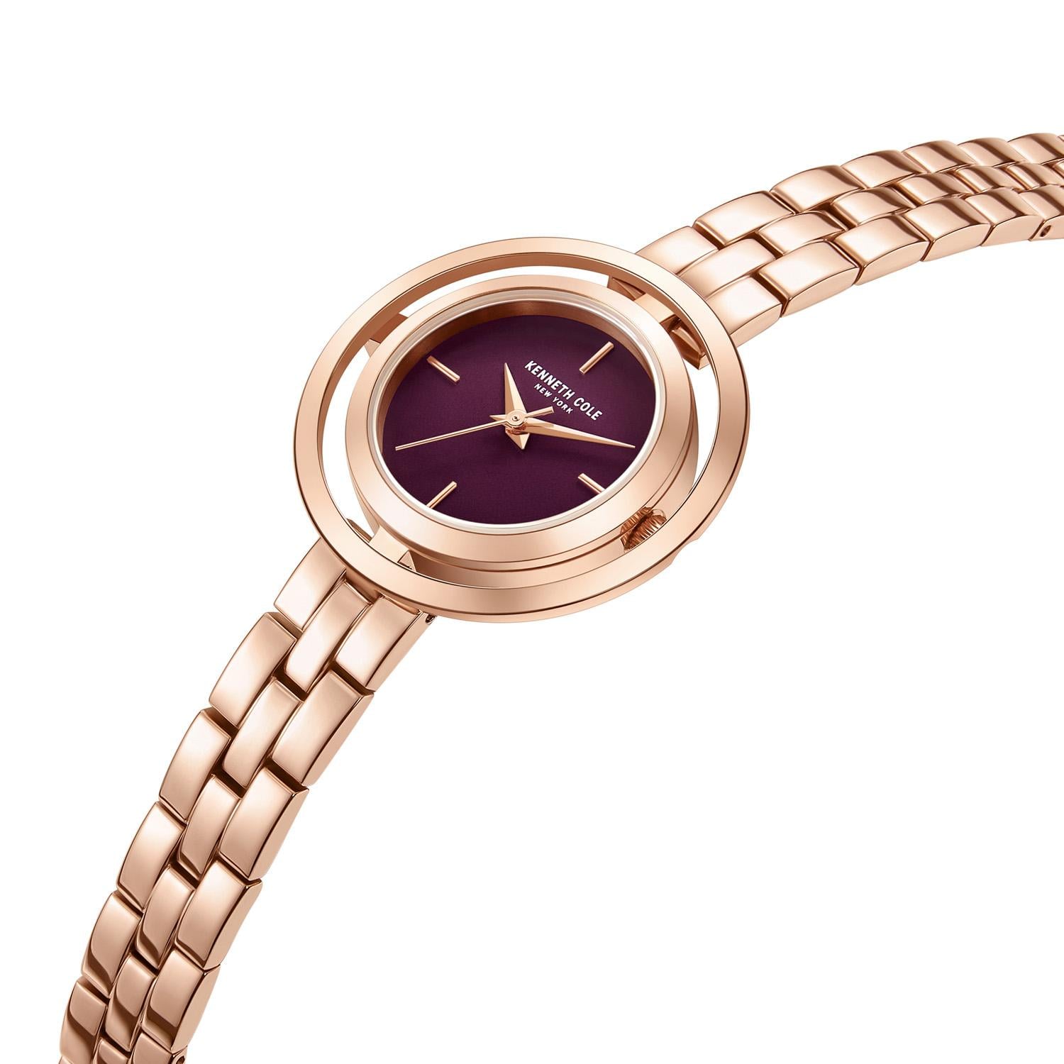 RELOJ KENNETH COLE MUJER NEW YORK KCWLG2237102 DORADO - 3