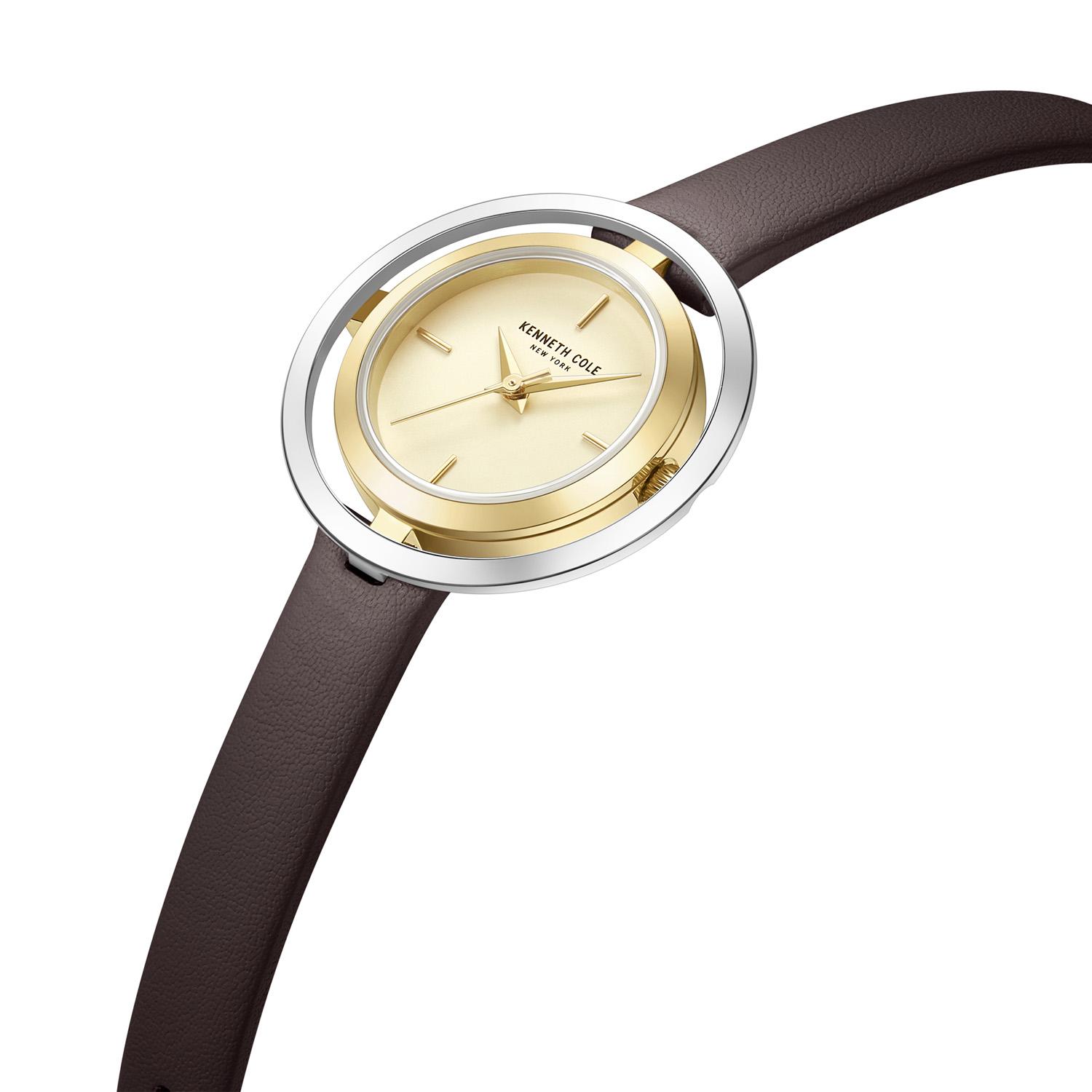 RELOJ KENNETH COLE MUJER NEW YORK KCWLA2237105 CAFE - 3