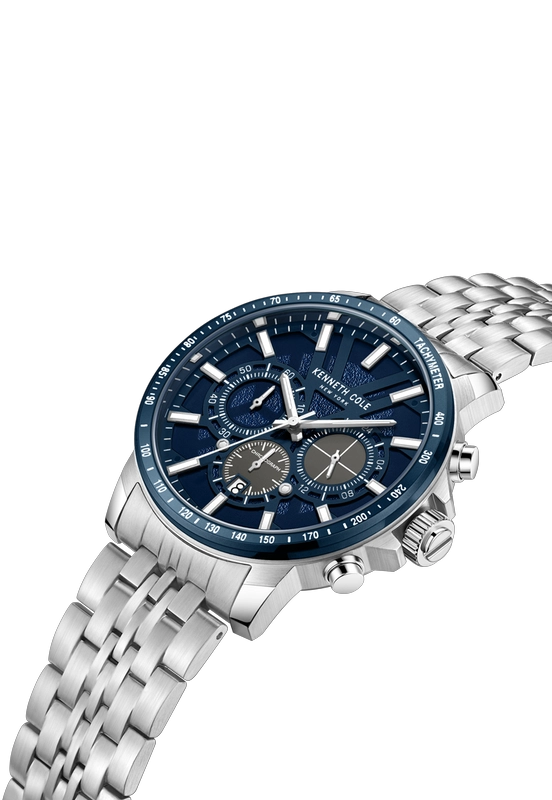 RELOJ KENNETH COLE HOMBRE NEW YORK KCWGI2234801 PLATEADO - 3