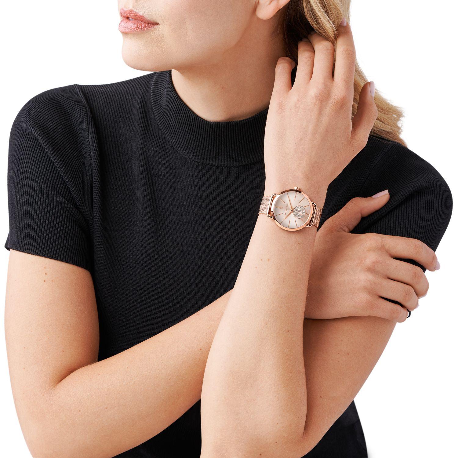 RELOJ DE PULSERA MICHAEL KORS ORO ROSA MUJER - 3