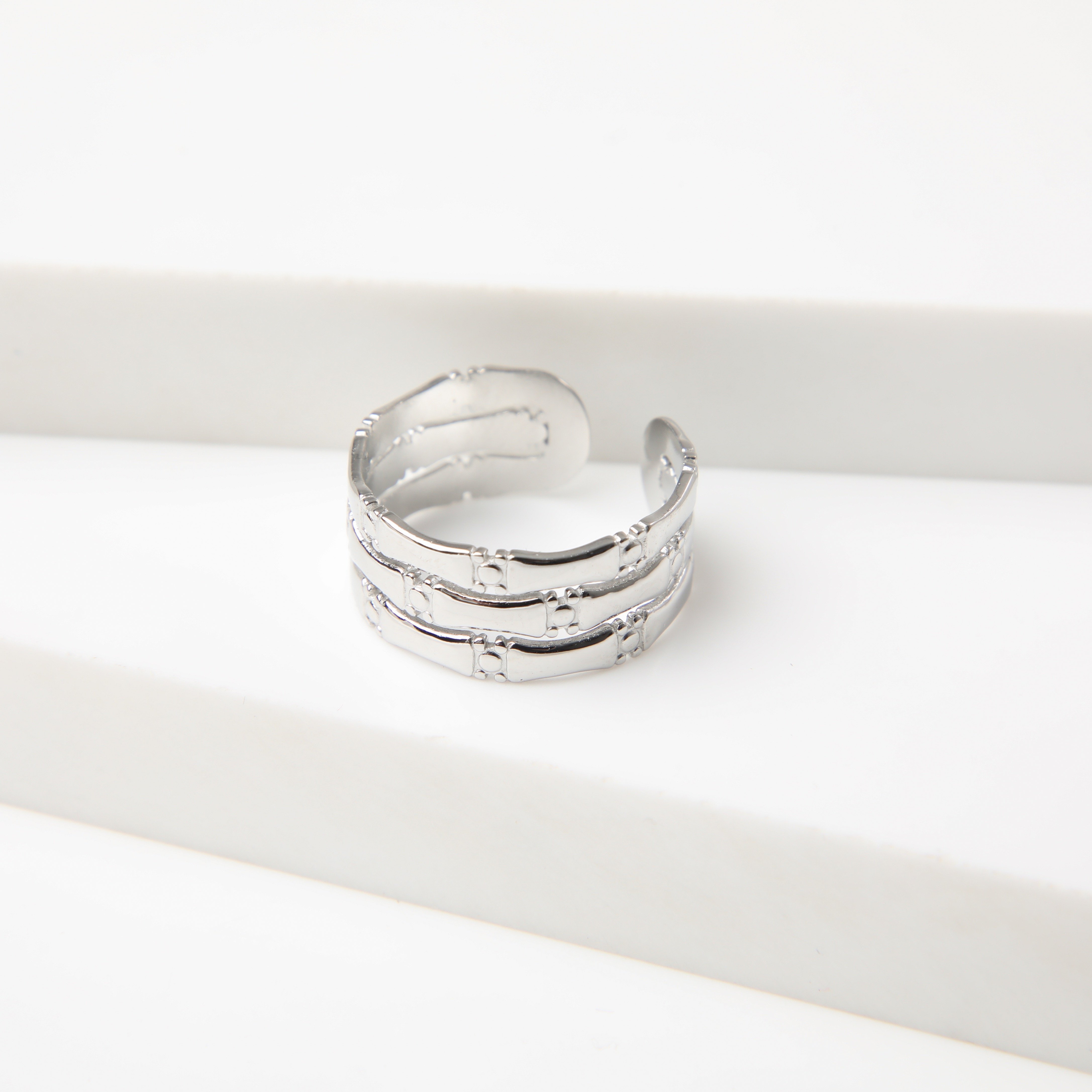 ANILLO 19V69 ITALIA ITALIA PLATEADO MUJER - 1