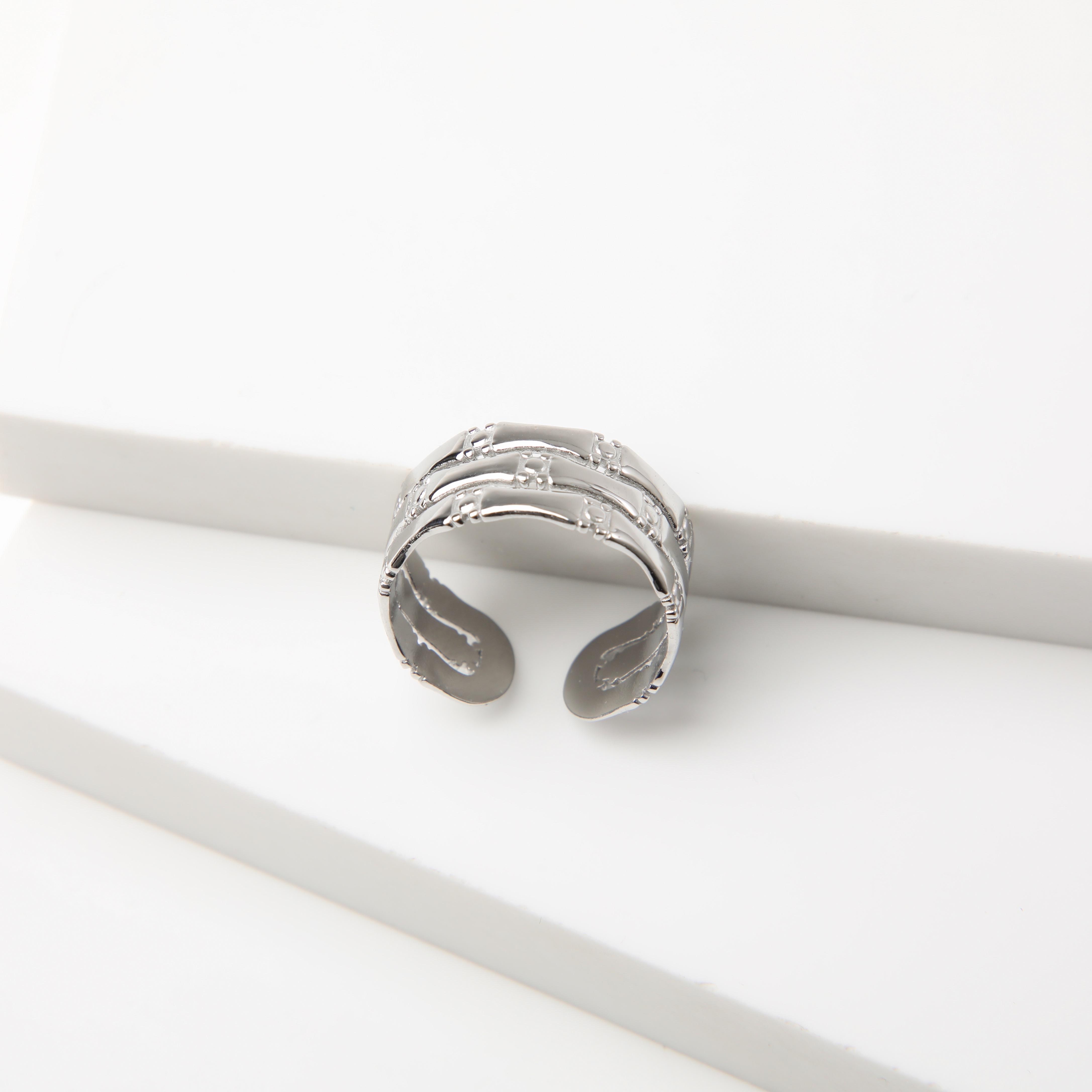 ANILLO 19V69 ITALIA ITALIA PLATEADO MUJER - 2