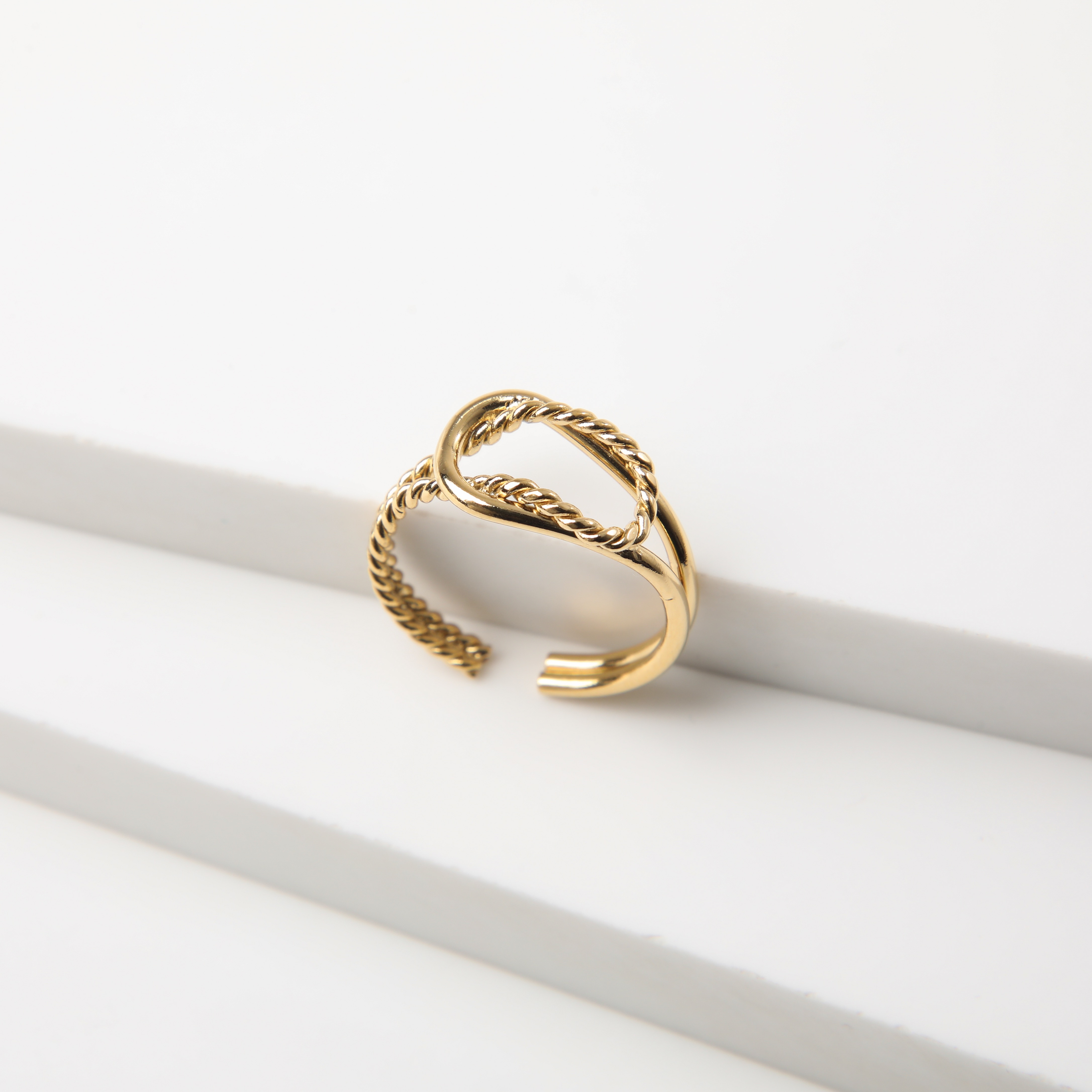 ANILLO 19V69 ITALIA ITALIA DORADO MUJER - 1