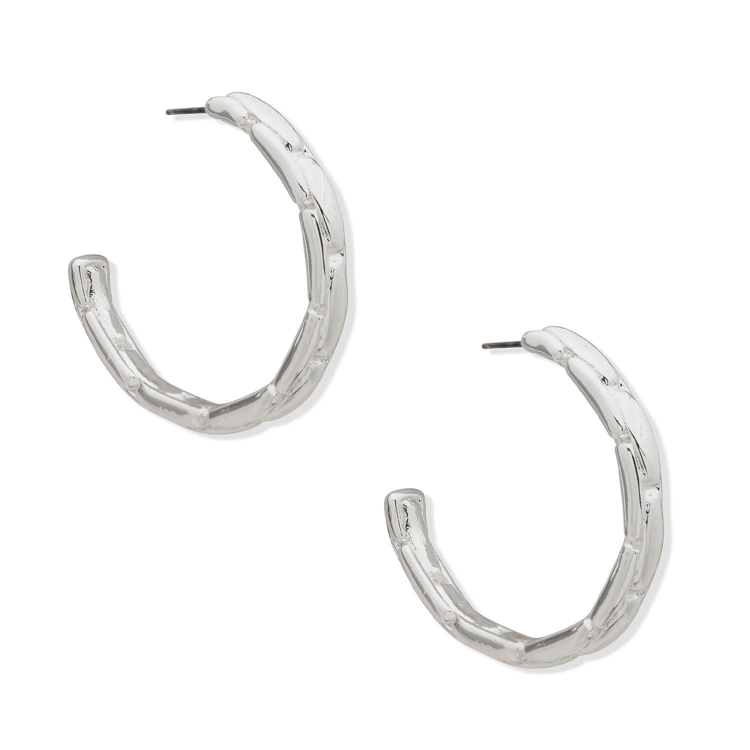 ARGOLLAS METAL ANNE KLEIN PLATEADO MUJER - 2