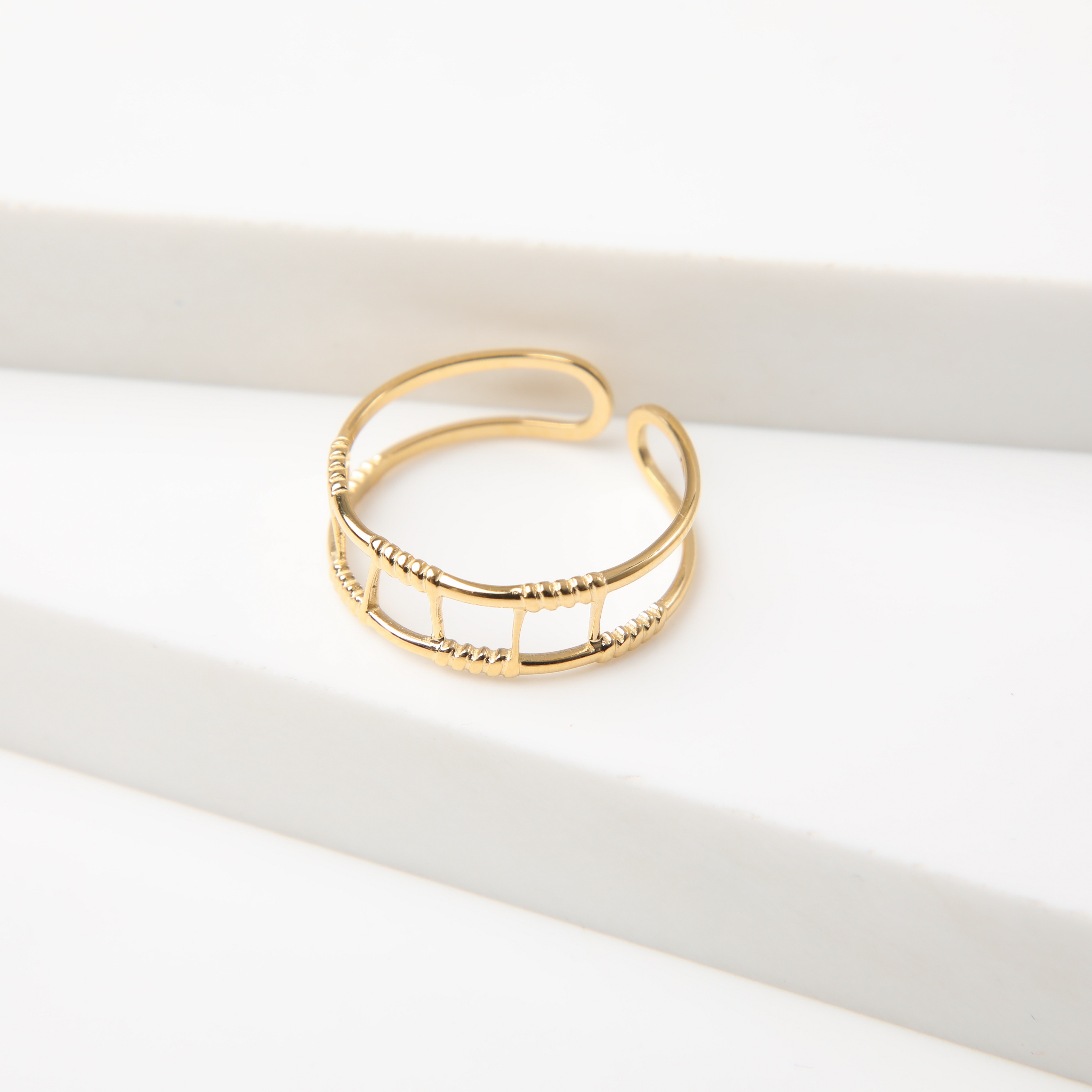 ANILLO 19V69 ITALIA ITALIA DORADO MUJER - 1