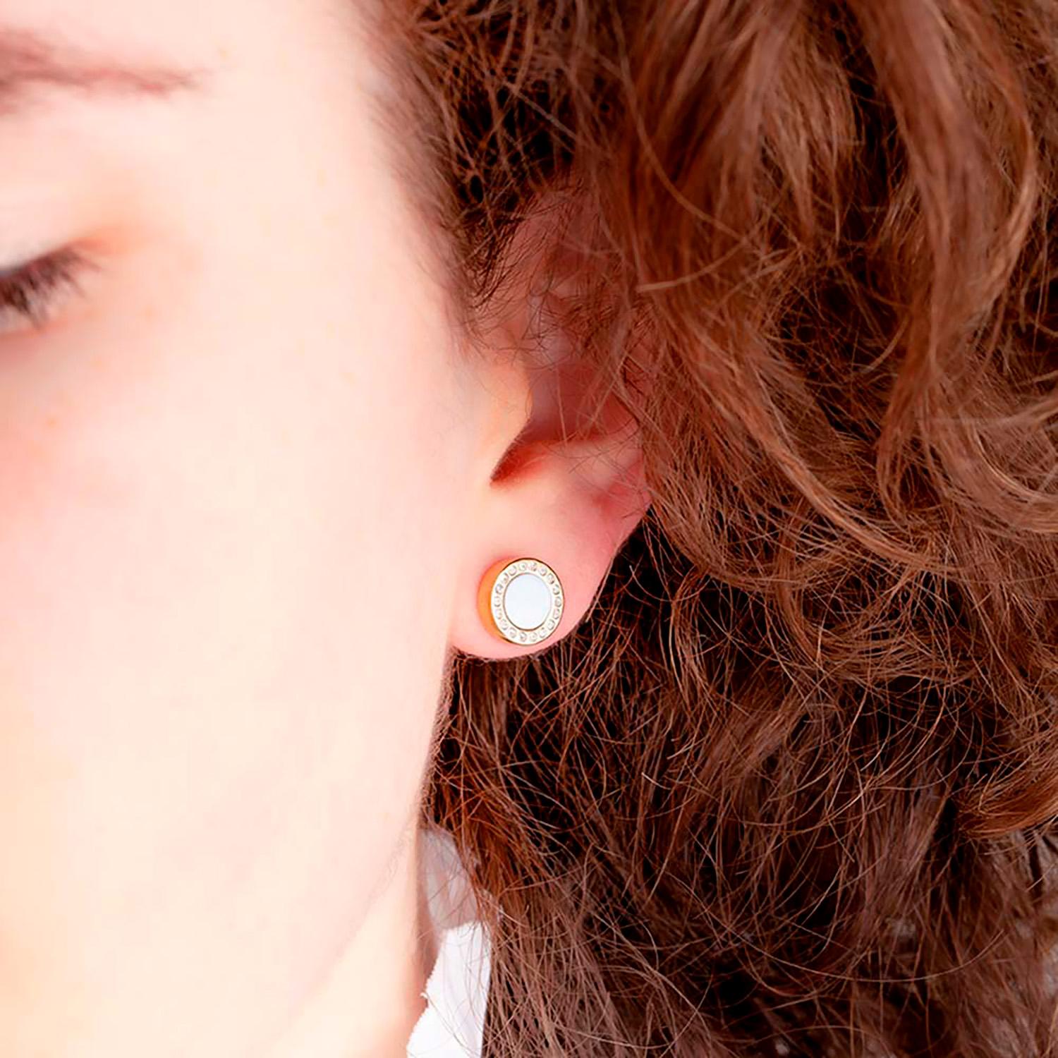 AROS ACERO INOXIDABLE JASON HYDE BLANCO MUJER - 2
