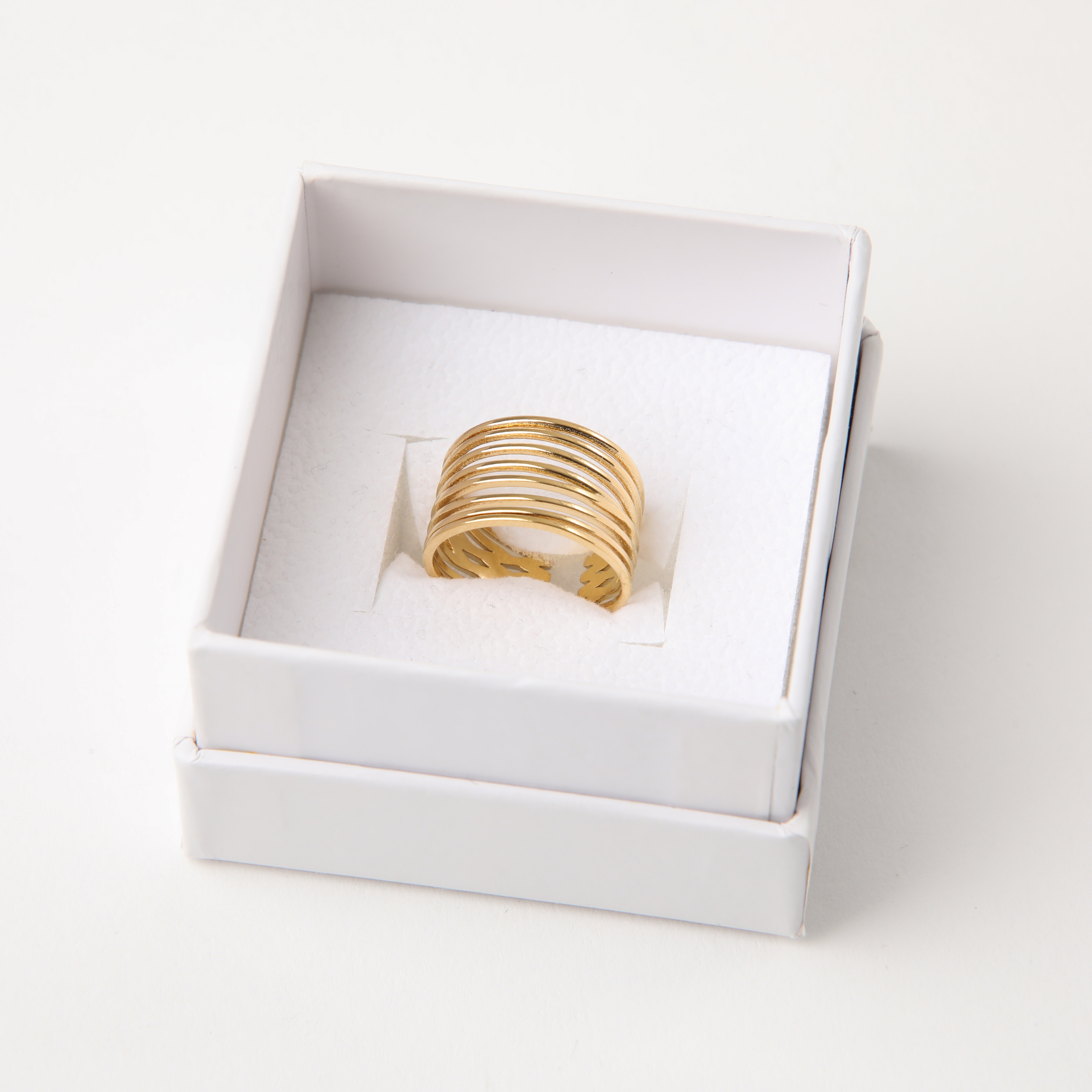 ANILLO 19V69 ITALIA ITALIA DORADO MUJER - 3