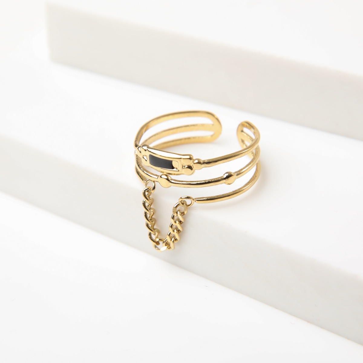 ANILLO 19V69 ITALIA ITALIA DORADO MUJER - 1