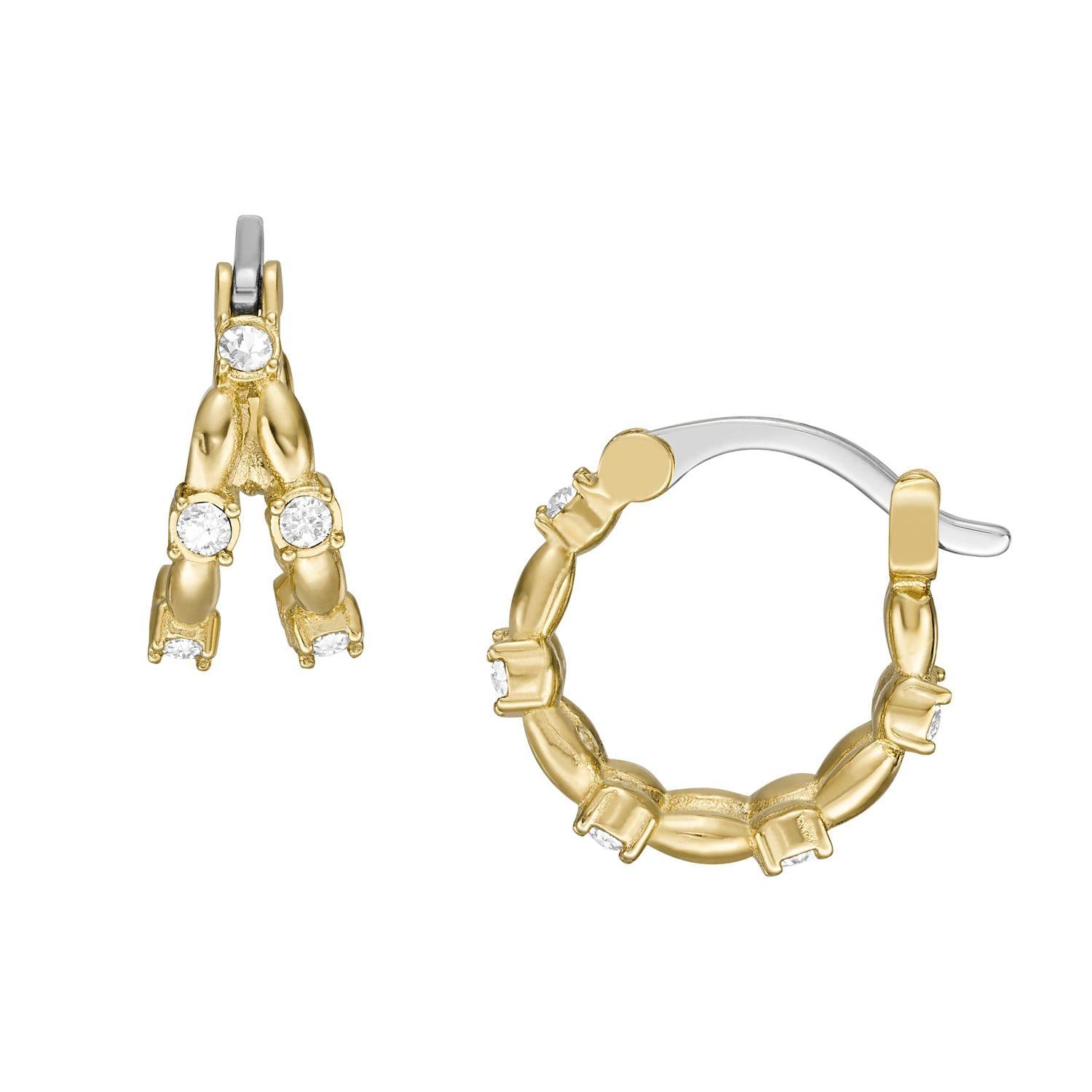 AROS FOSSIL DORADO MUJER - 1