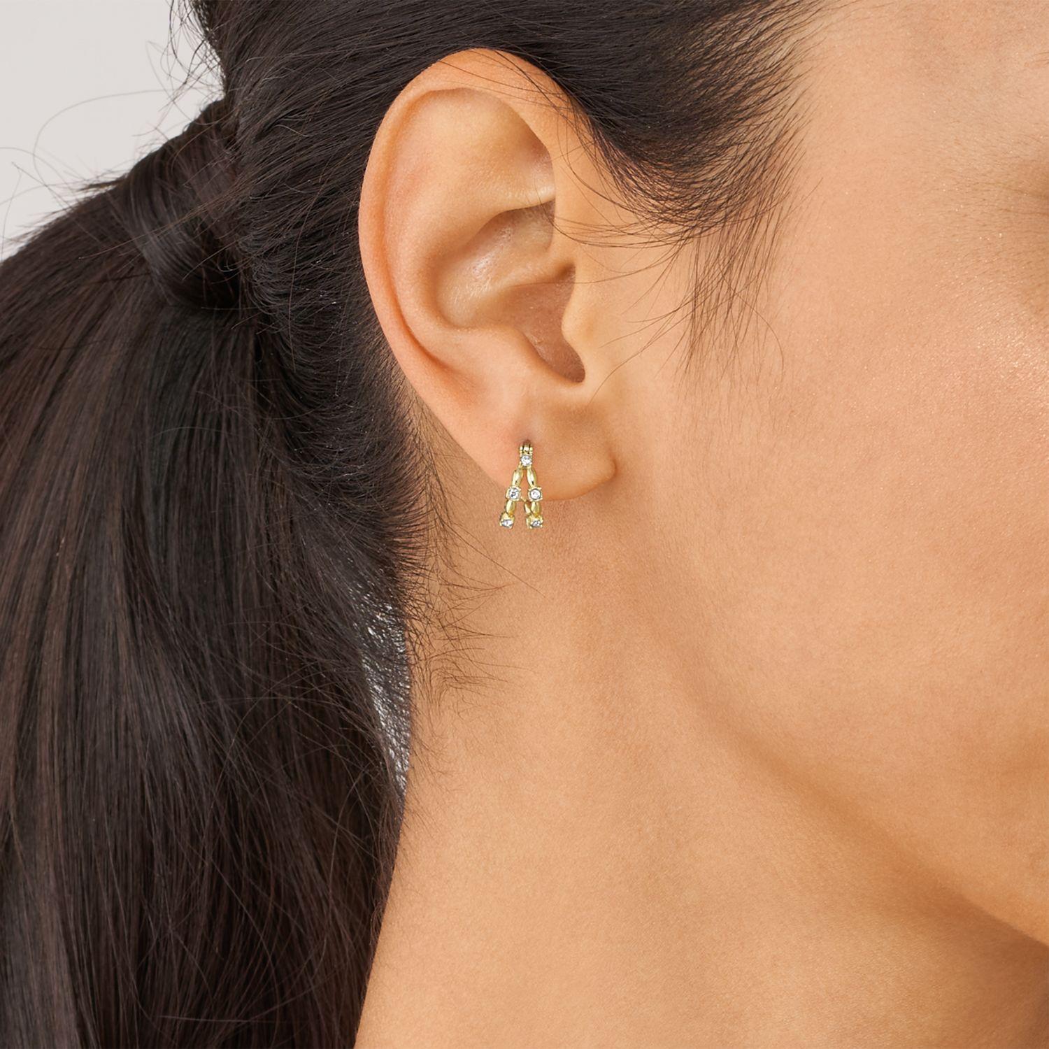 AROS FOSSIL DORADO MUJER - 3