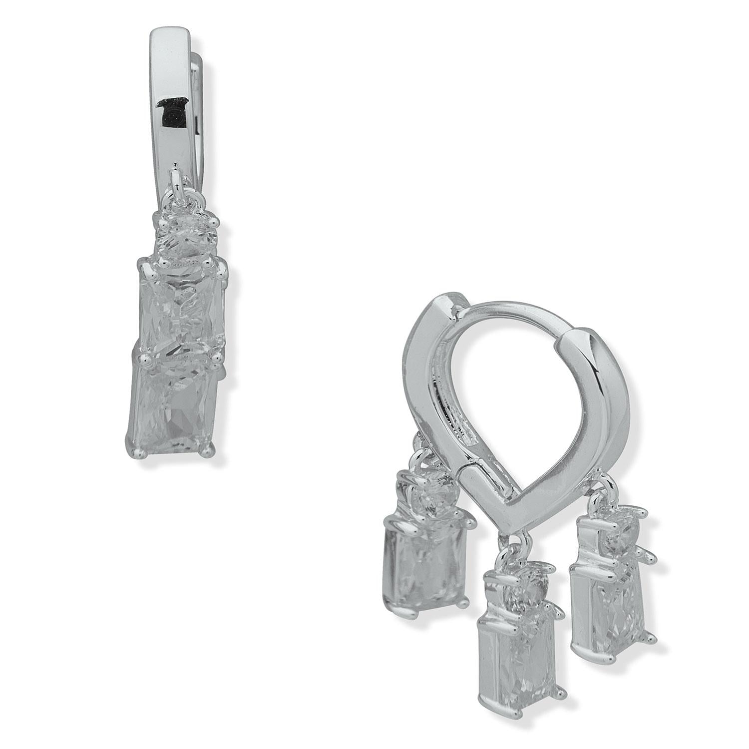 AROS METAL ANNE KLEIN PLATEADO MUJER - 1