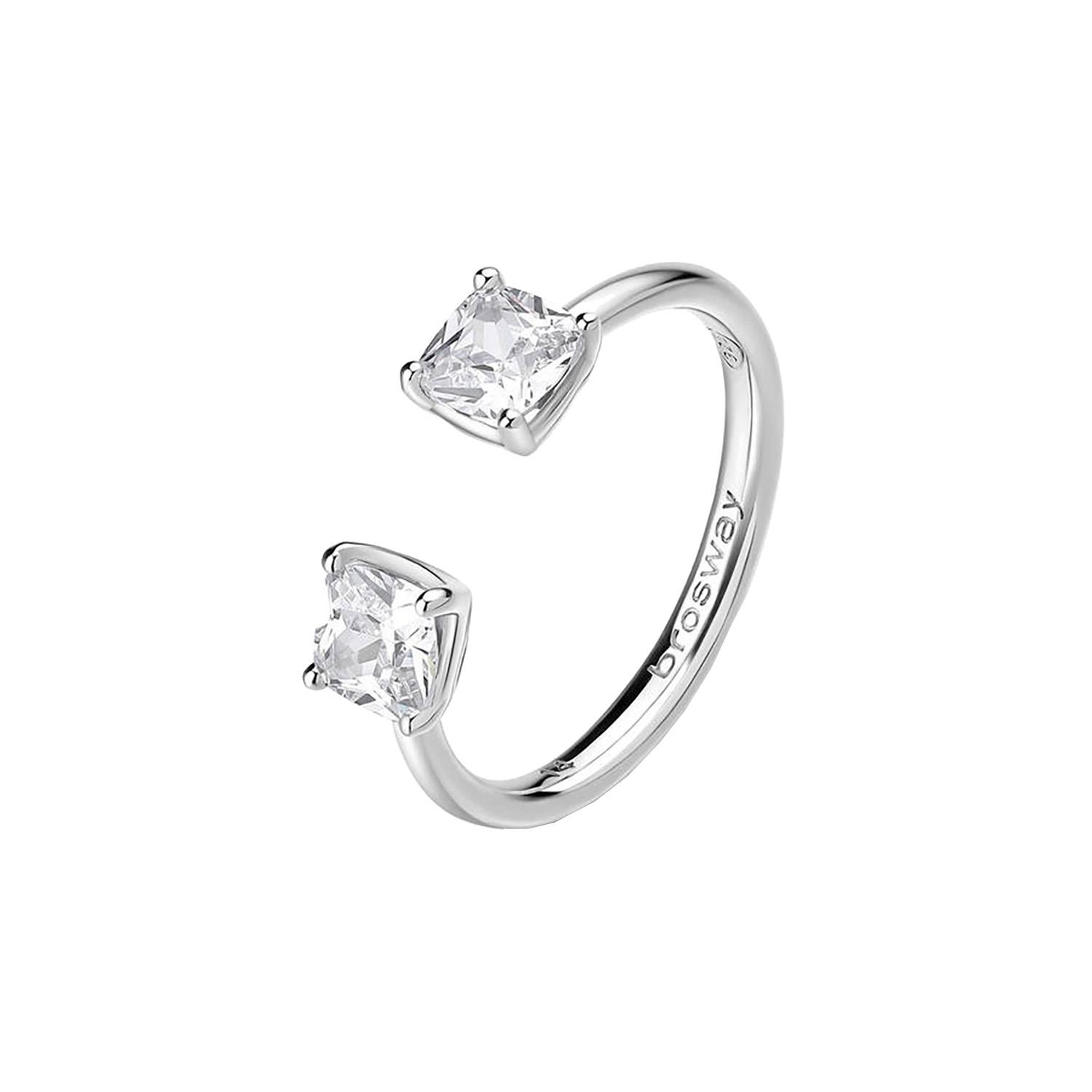 ANILLO PLATA BROSWAY FIW16B CRISTAL MUJER - 1