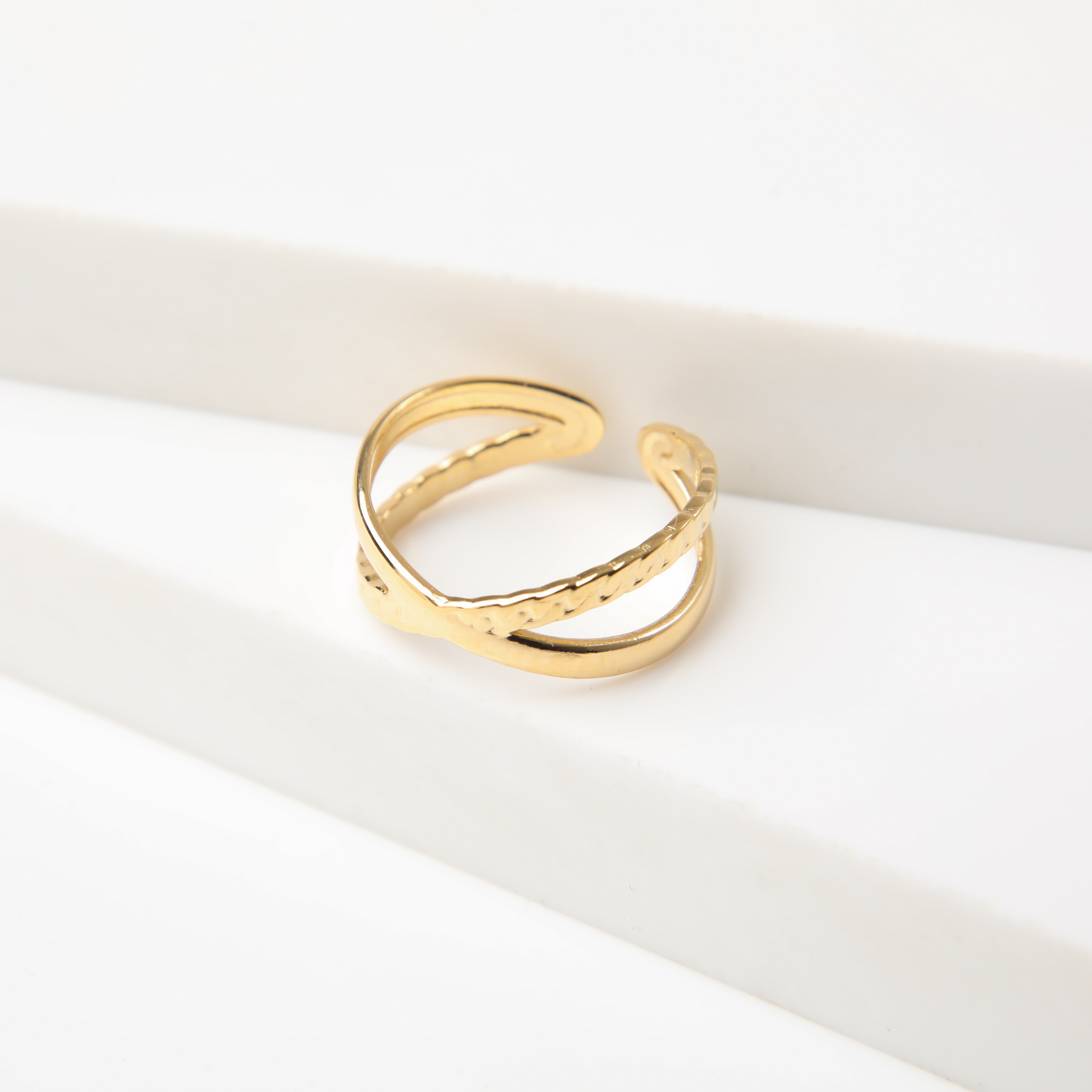 ANILLO 19V69 ITALIA ITALIA DORADO MUJER - 1