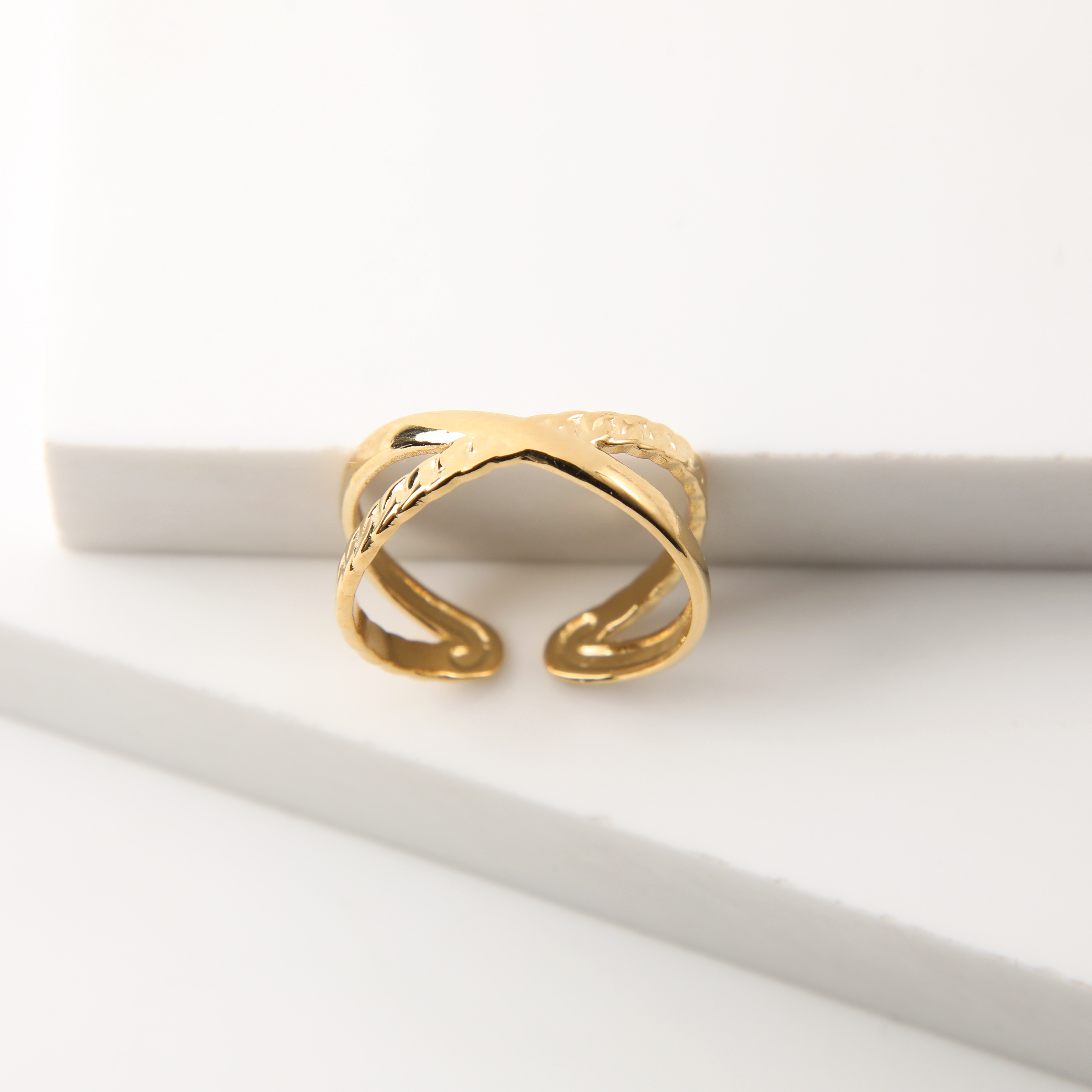ANILLO 19V69 ITALIA ITALIA DORADO MUJER - 2