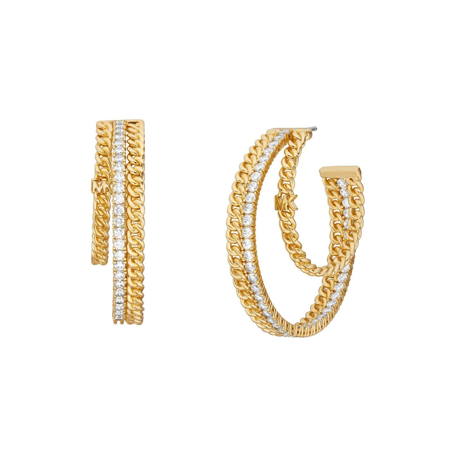 ARGOLLAS MICHAEL KORS DORADO MUJER - 1