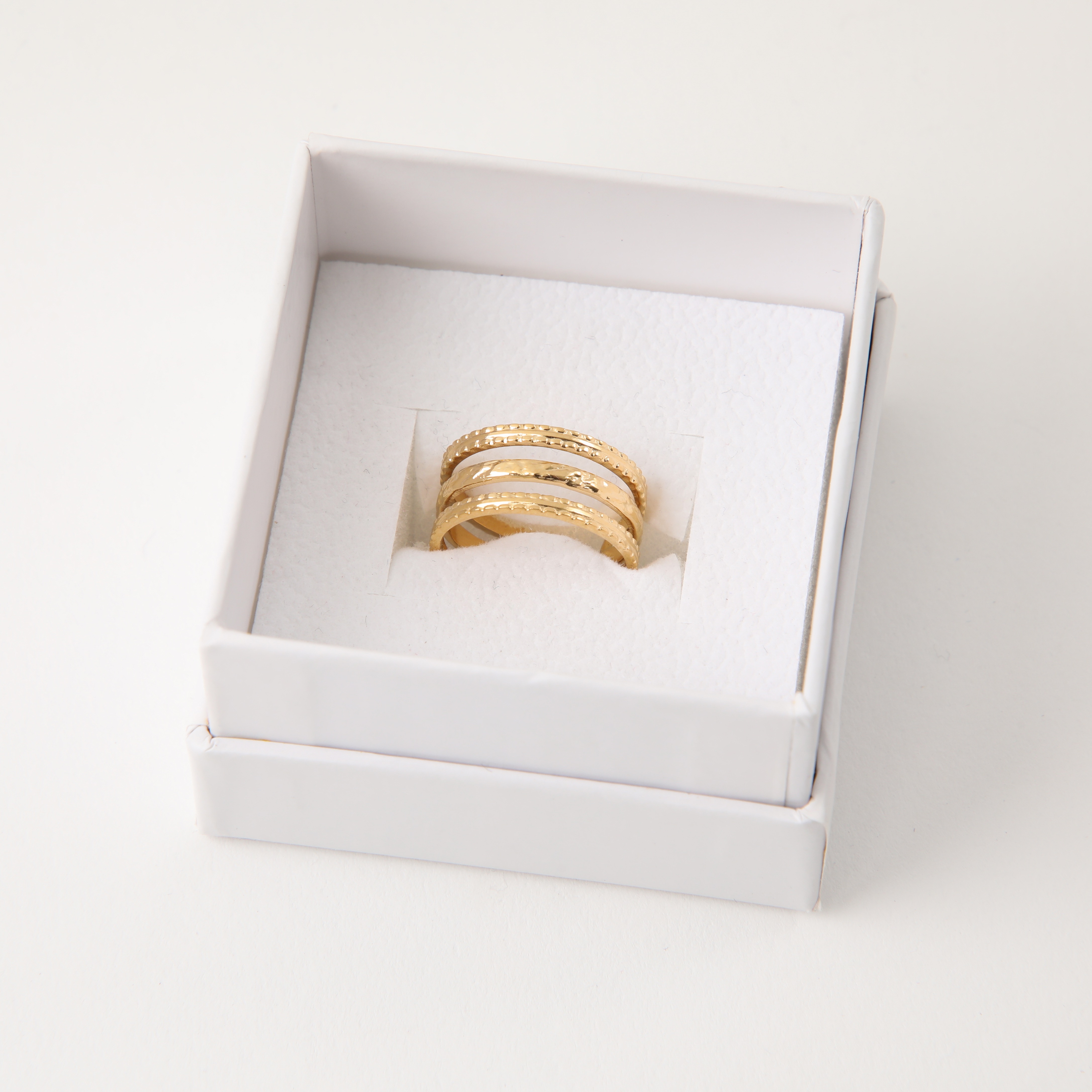 ANILLO 19V69 ITALIA ITALIA DORADO MUJER - 2