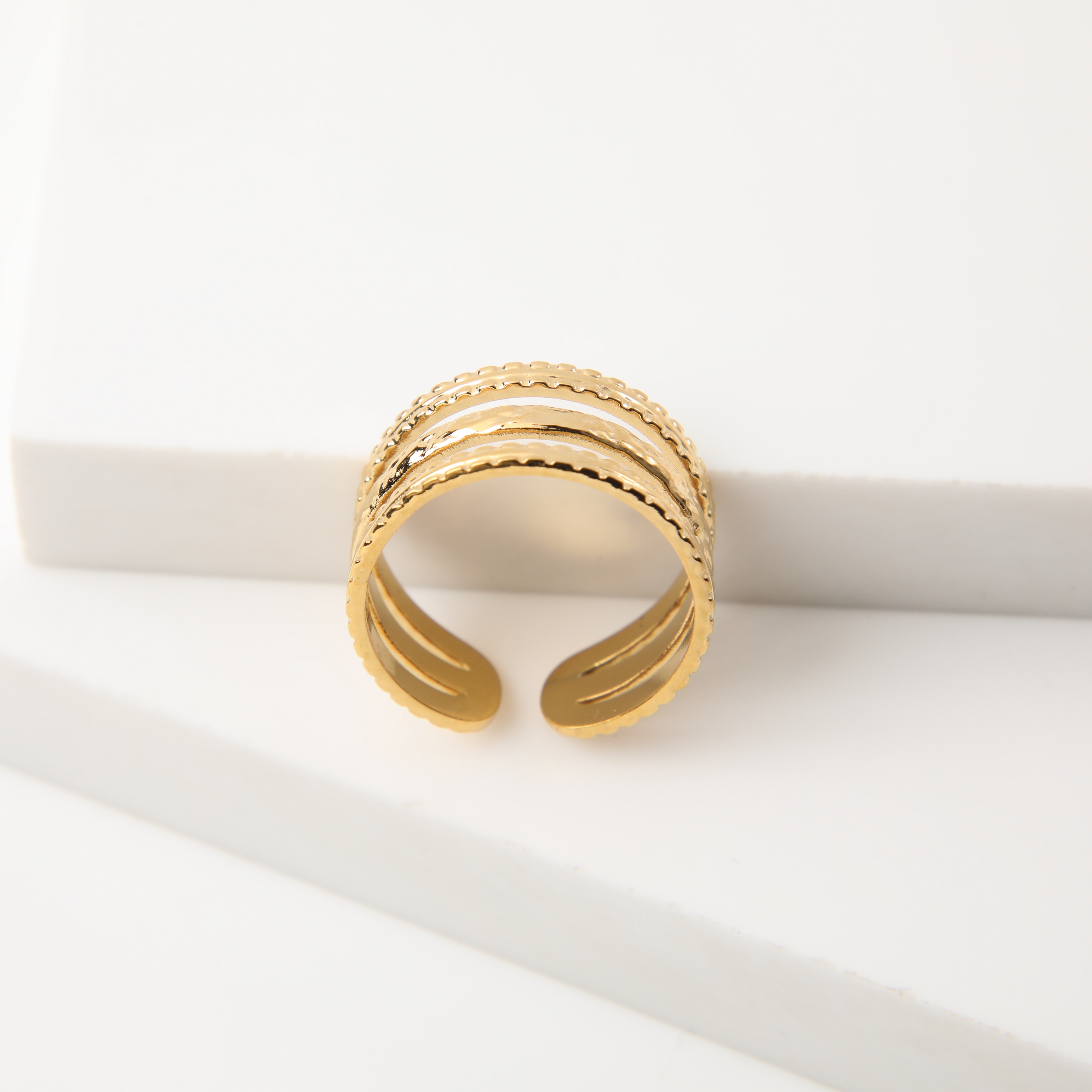ANILLO 19V69 ITALIA ITALIA DORADO MUJER - 3
