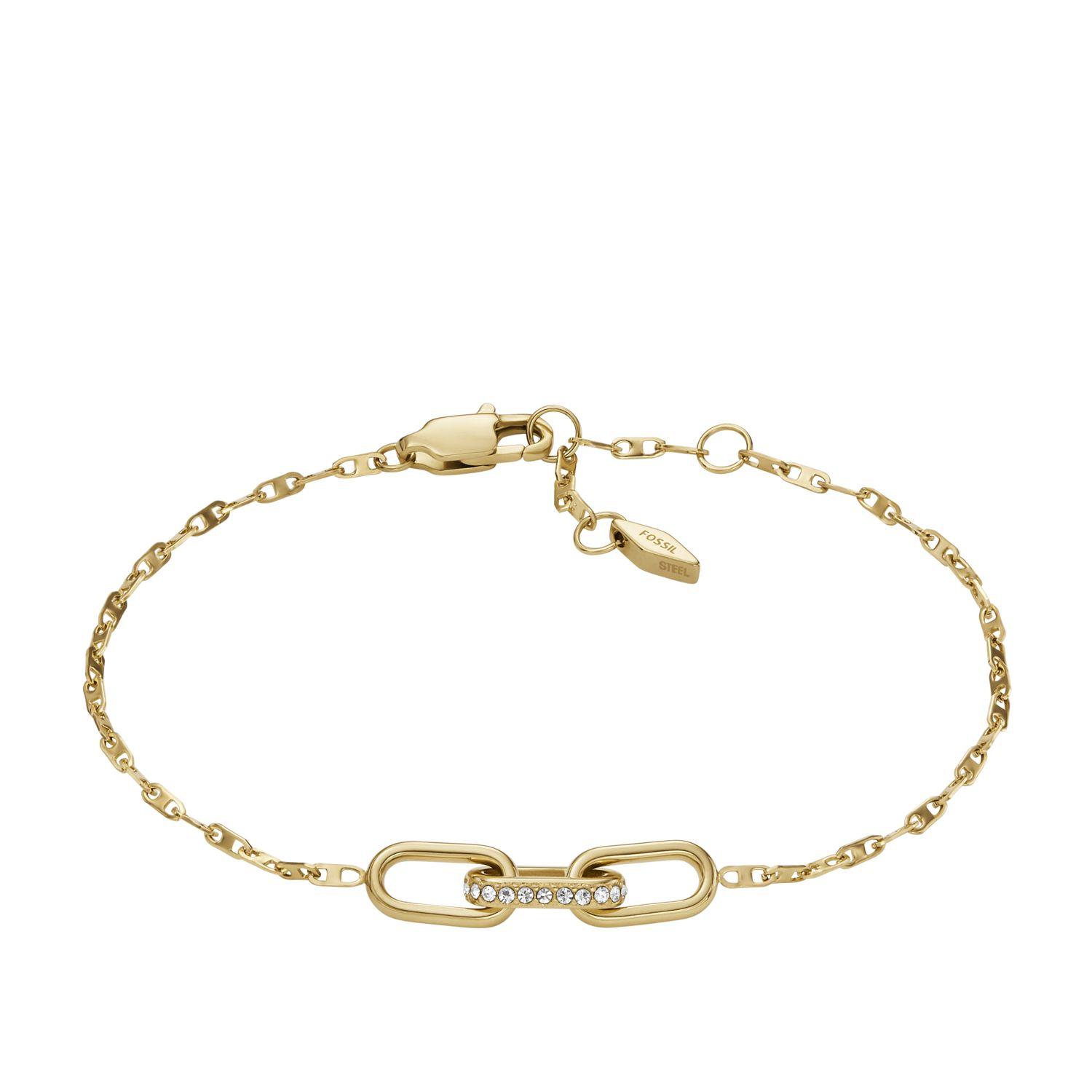 PULSERA FOSSIL DORADO MUJER ACERO - 1