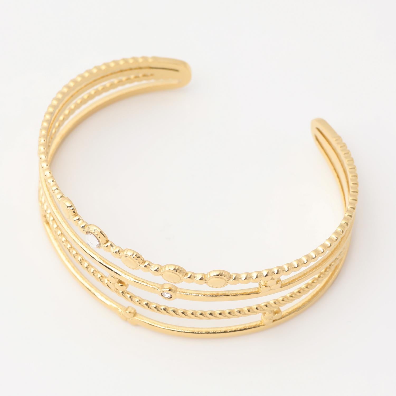 BRAZALETE 19V69 ITALIA ITALIA DORADO MUJER ACERO - 1