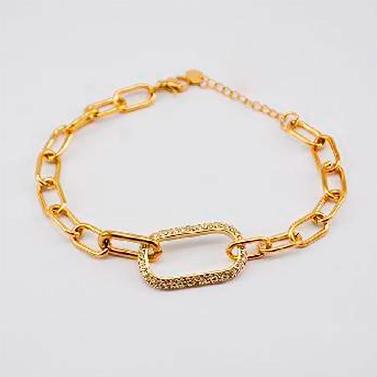 PULSERA 19V69 ITALIA ITALIA DORADO MUJER ACERO - 1