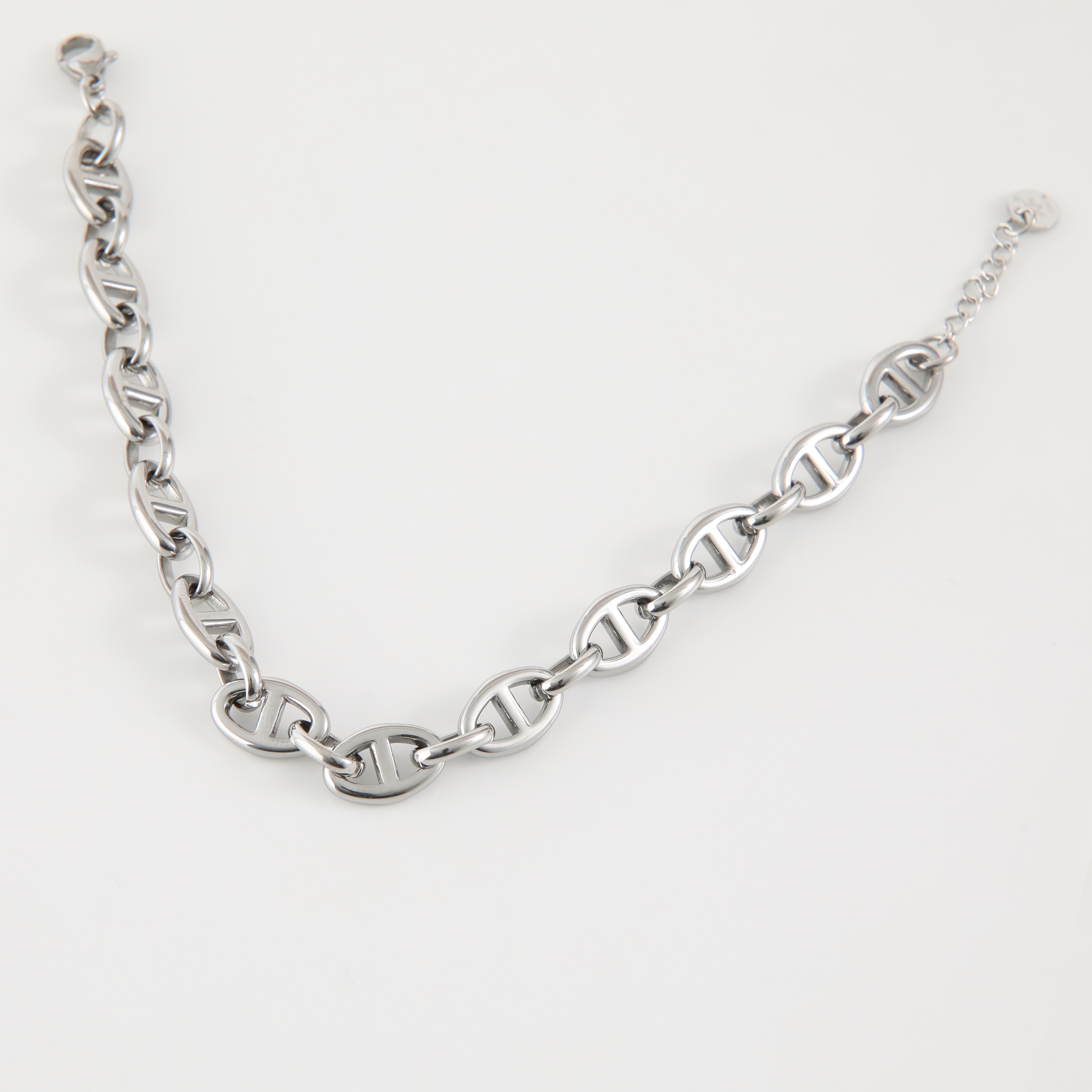 PULSERA 19V69 ITALIA ITALIA PLATEADO MUJER ACERO - 1