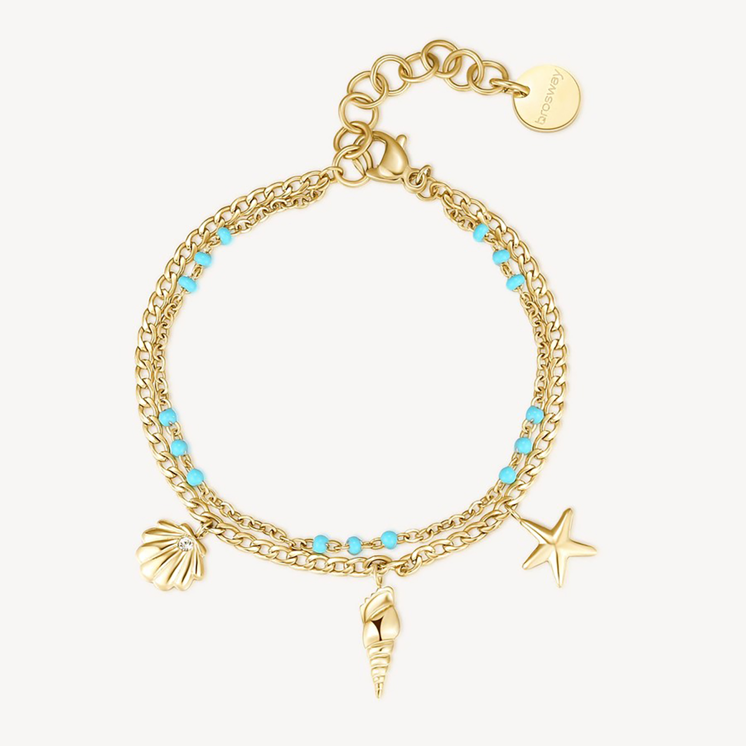 PULSERA BROSWAY DORADO MUJER