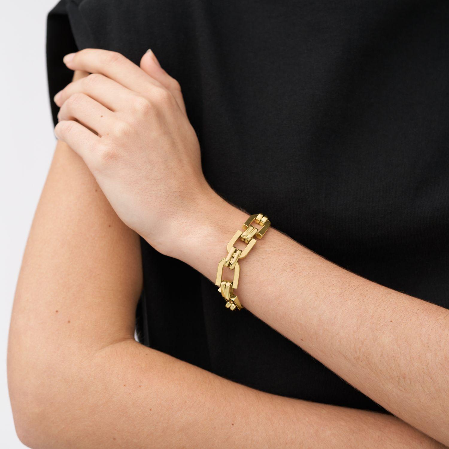PULSERA FOSSIL DORADO MUJER - 3