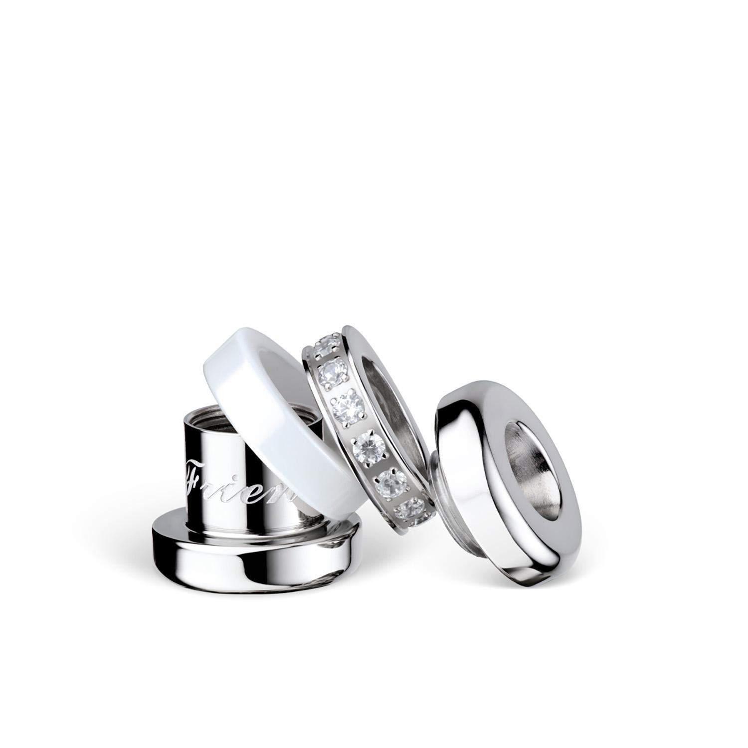 CHARM BERING BESTFRIEND-1 PLATEADO - 2