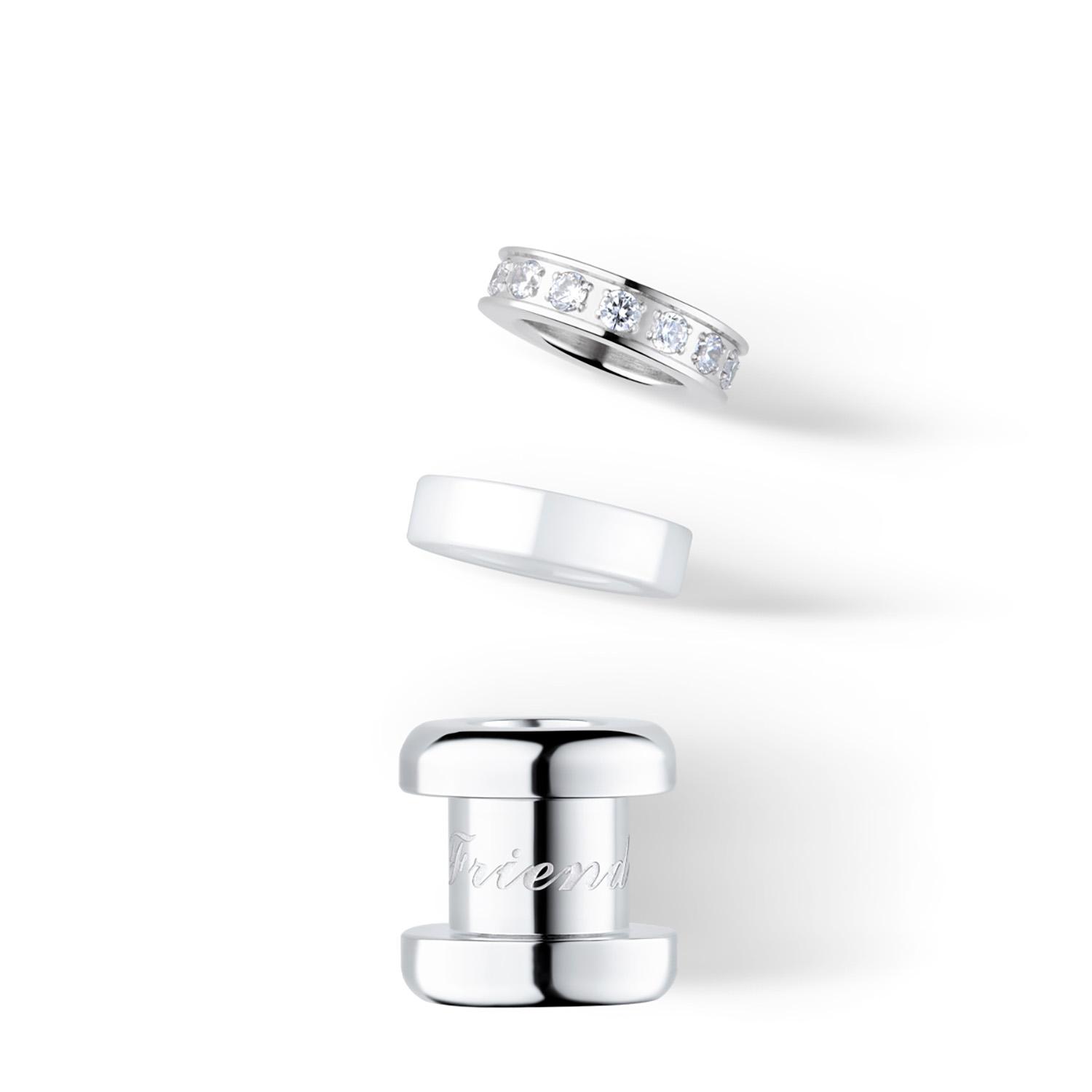CHARM BERING BESTFRIEND-1 PLATEADO - 3
