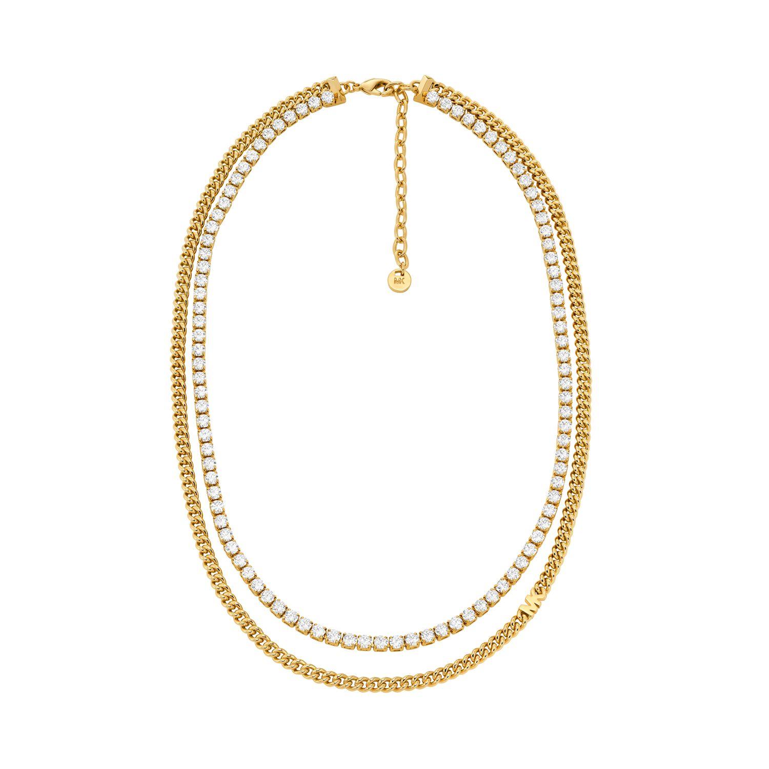 COLLAR DOBLE MICHAEL KORS DORADO MUJER - 1
