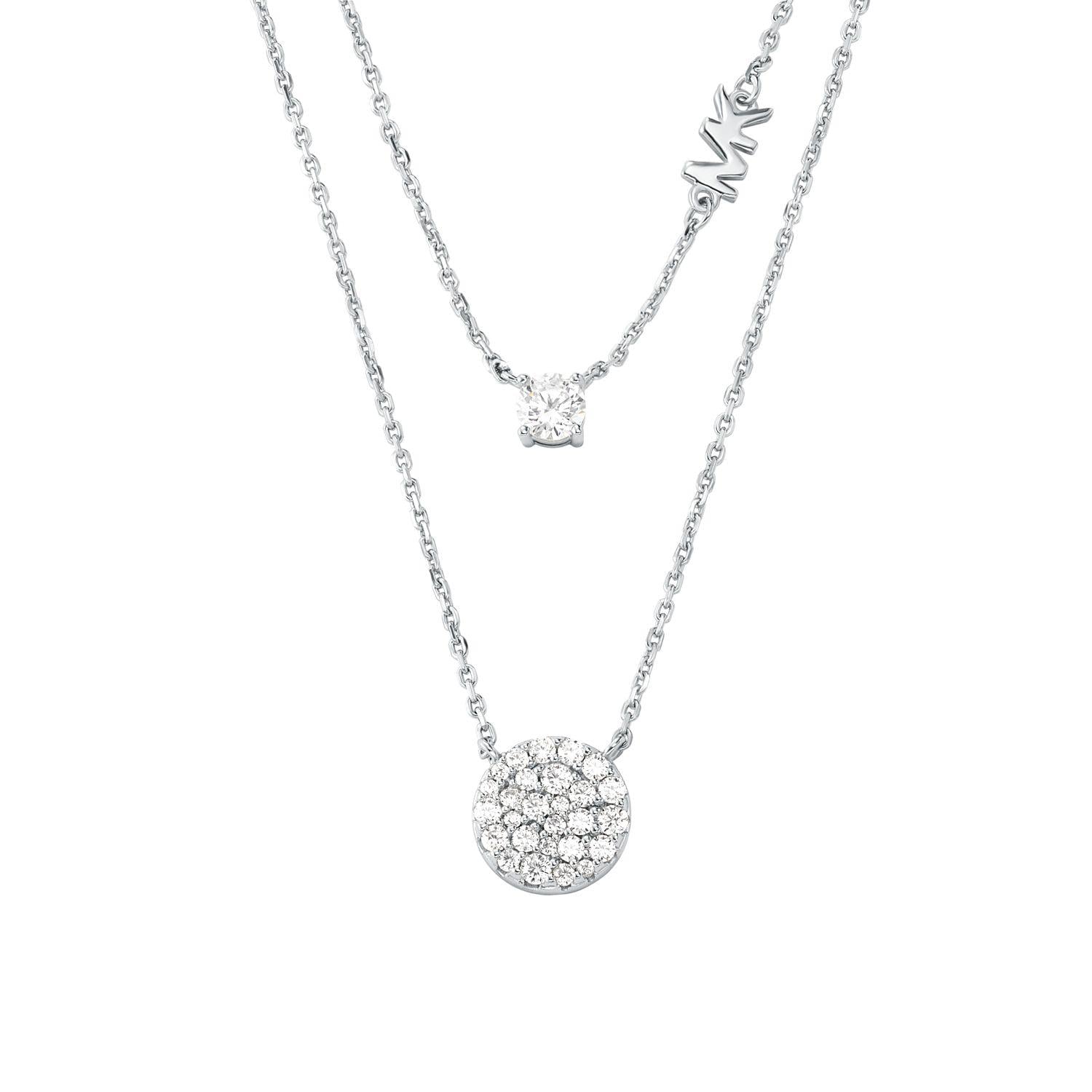 COLLAR DOBLE MICHAEL KORS PLATEADO MUJER - 1