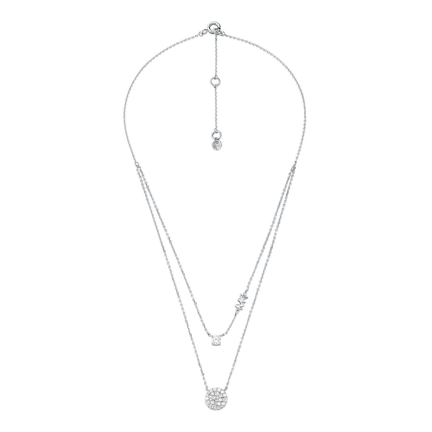 COLLAR DOBLE MICHAEL KORS PLATEADO MUJER - 2