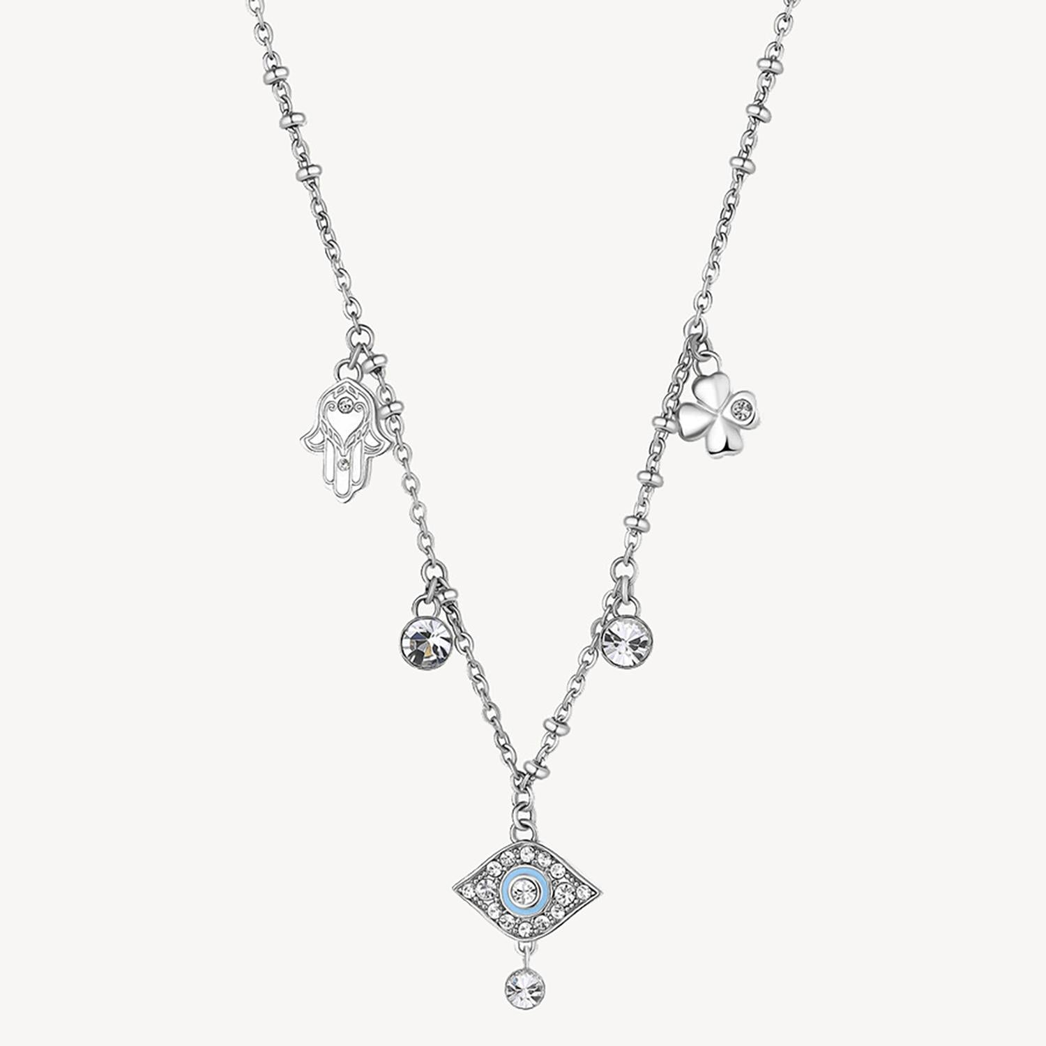 COLLAR BROSWAY ACERO INOXIDABLE BHKN097 PLATEADO MUJER - 1